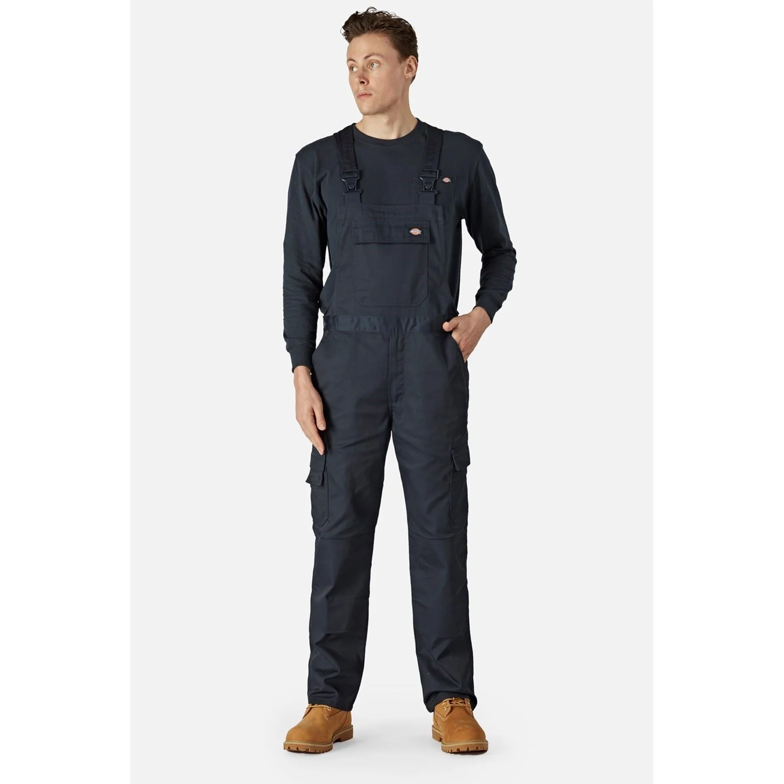 Dickies Everyday Bib and Brace Polyester Men's Blue Work Overall - Image 9