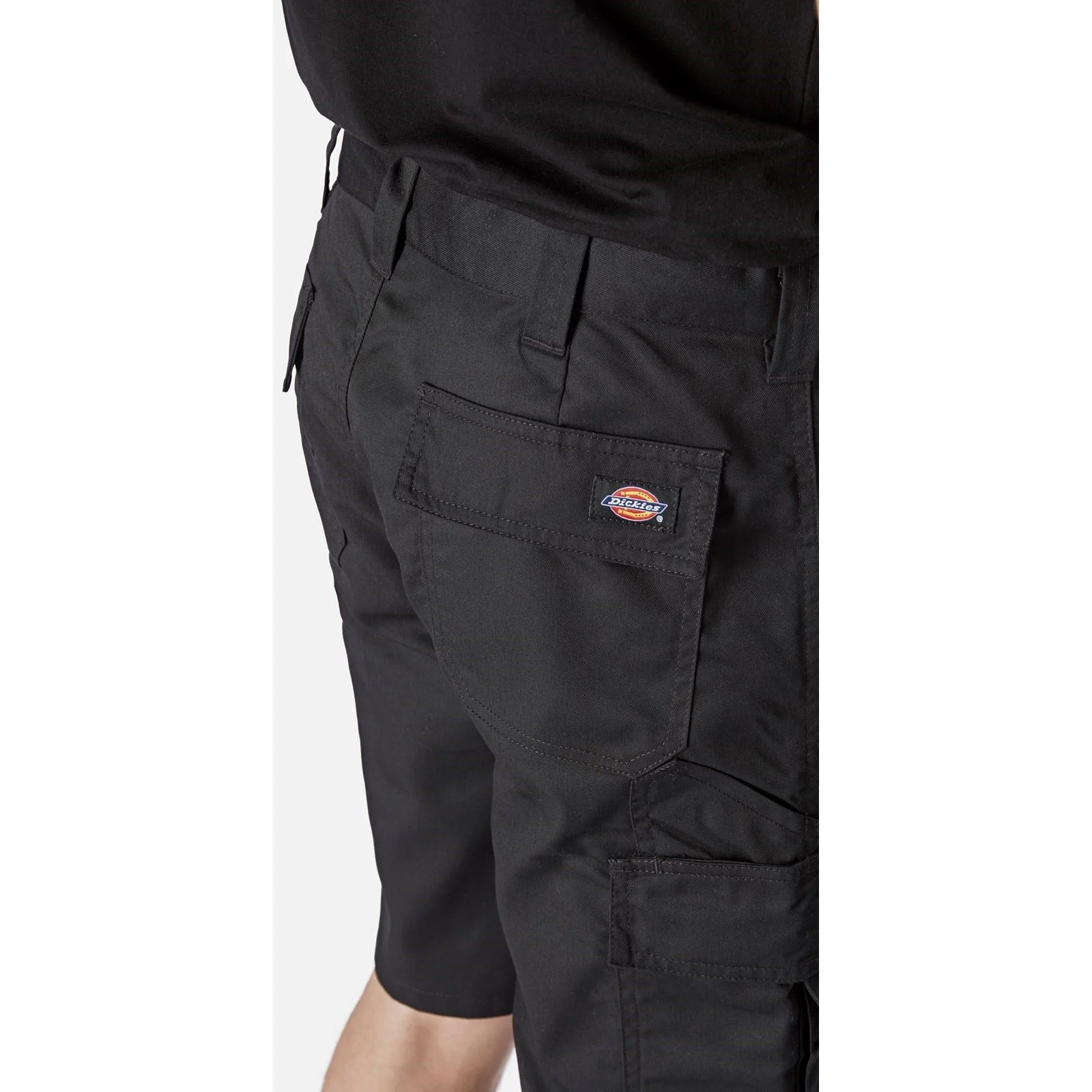 Dickies Everyday Polyester Men's Black Knee-Length Shorts - Image 8