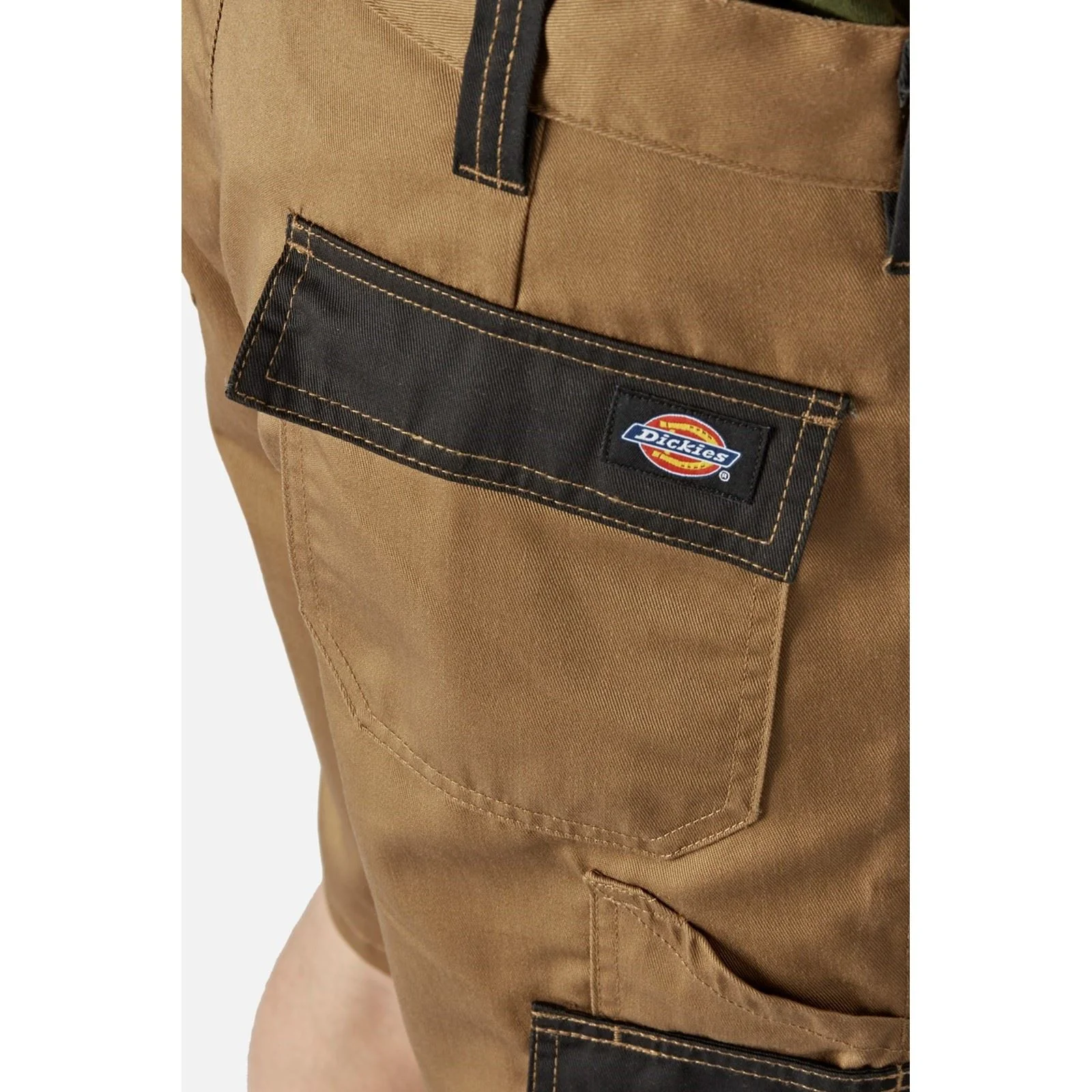 Dickies Everyday Polyester Men's Brown Knee-Length Shorts - Image 7