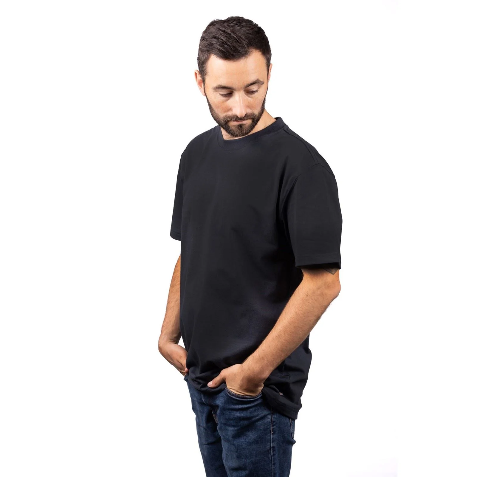 Dickies Men's Everyday Short Sleeve Tee in Black - Image 3