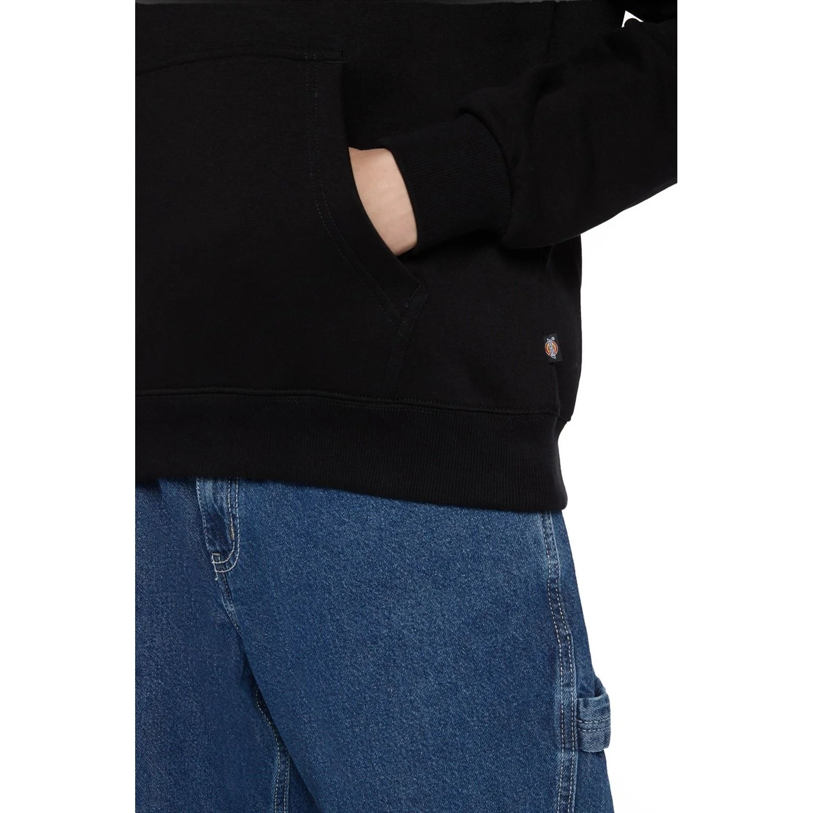 Dickies Unisex Icon Logo Hoodie in Black - Image 3