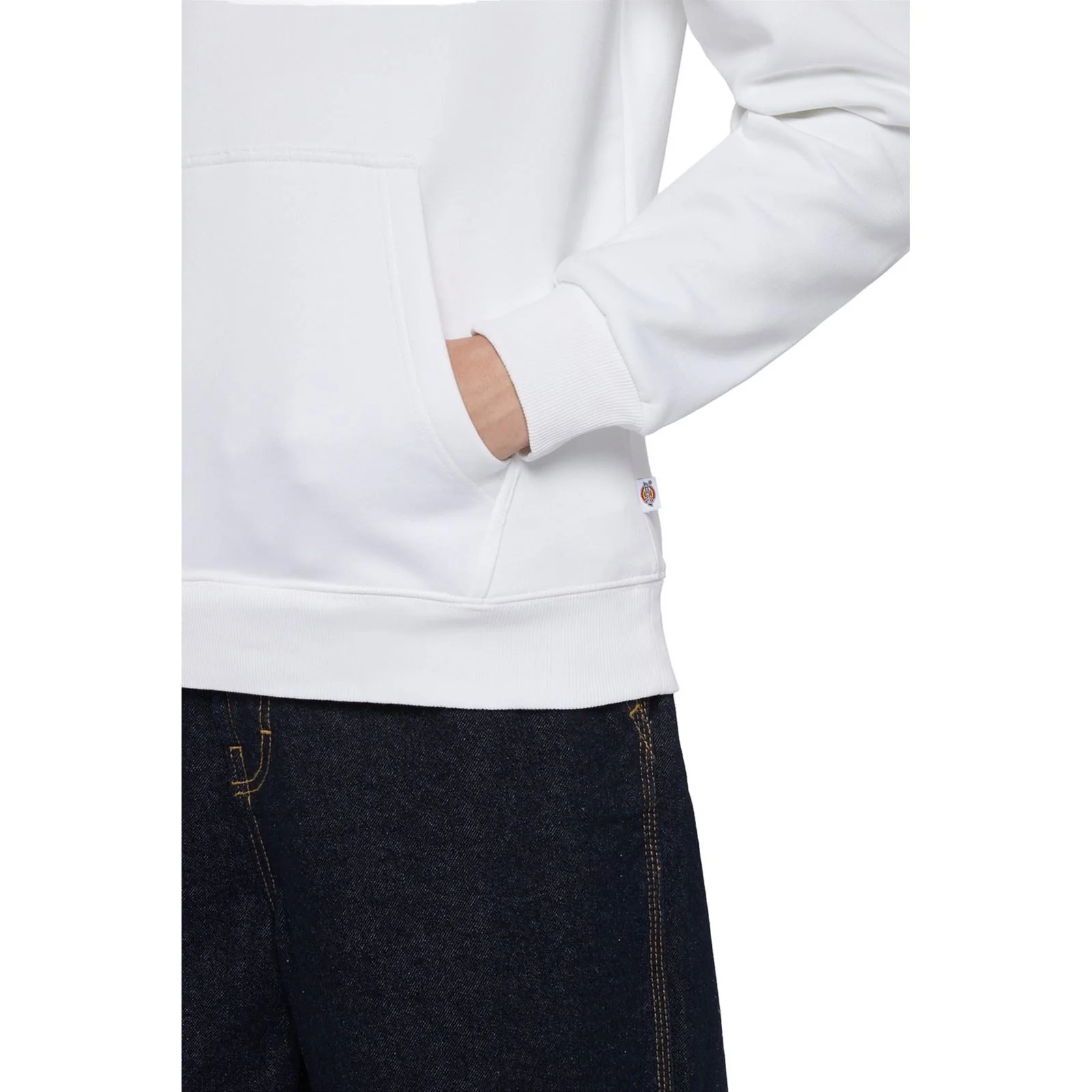 Dickies Unisex Icon Logo Hoodie in White - Image 3