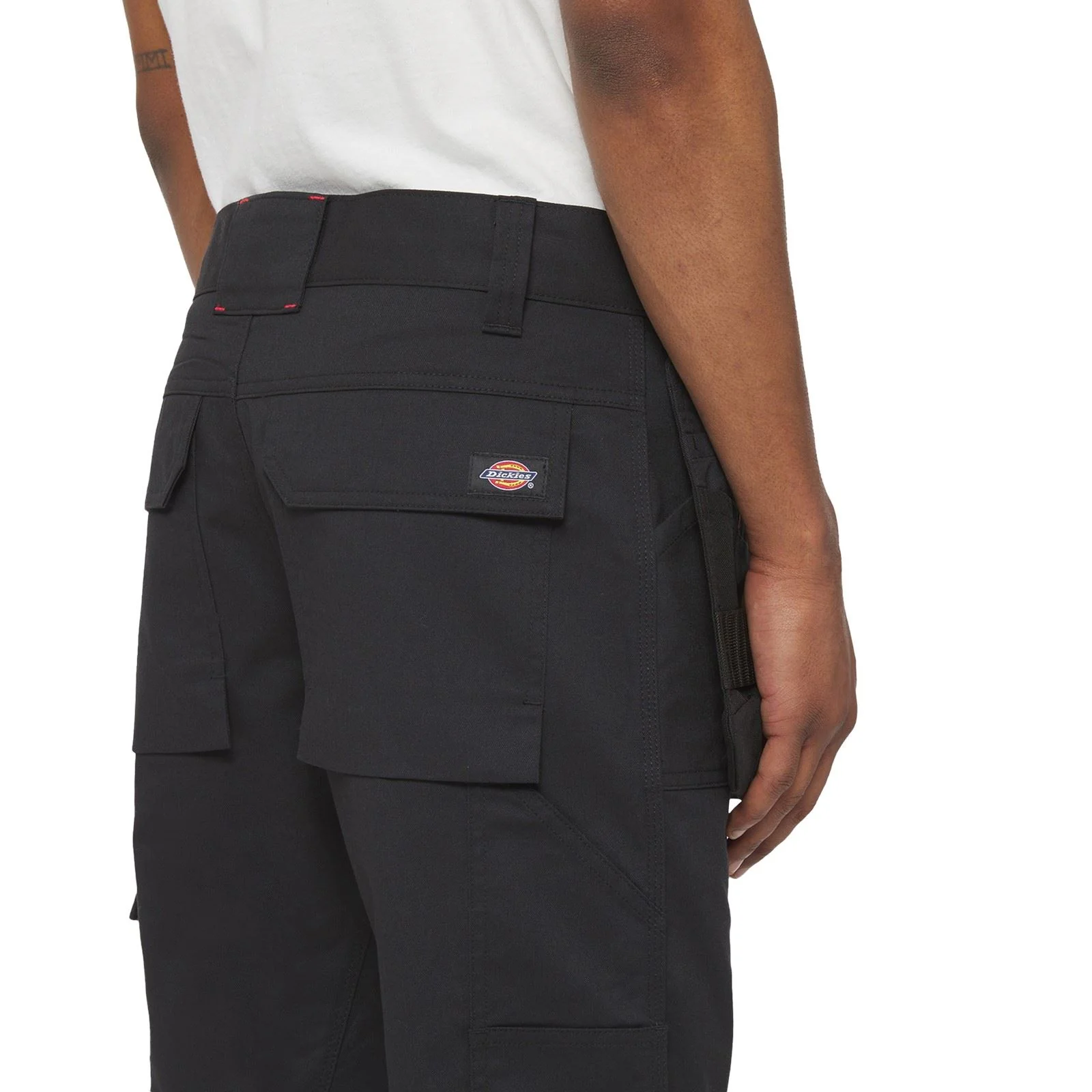 Dickies Multi Pocket Utility Polyester Men's Black Work Trousers - Image 8