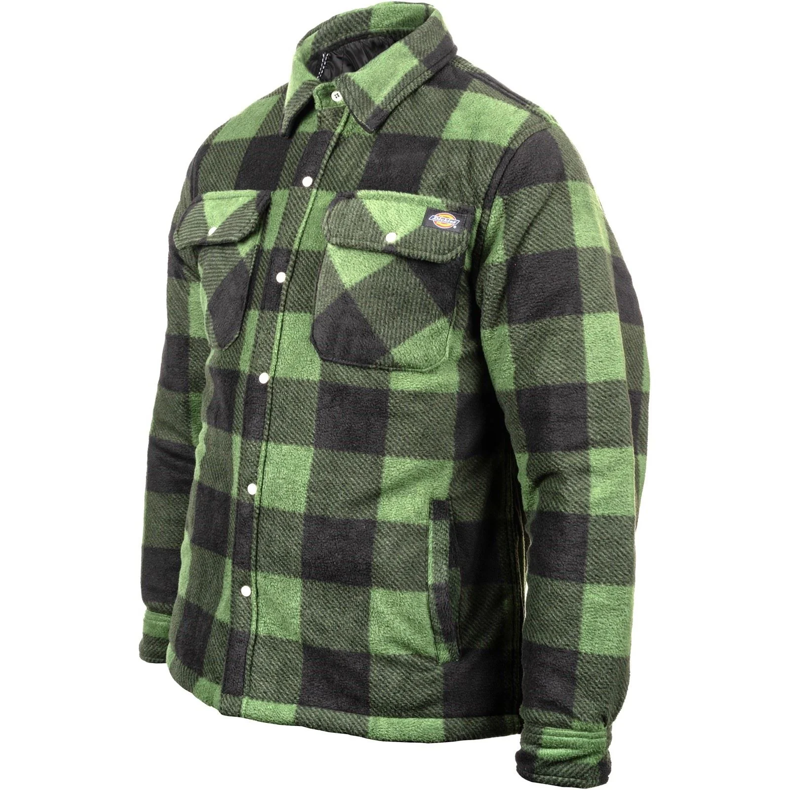 Dickies Portland Polyester Men's Green Casual Shirt - Image 3