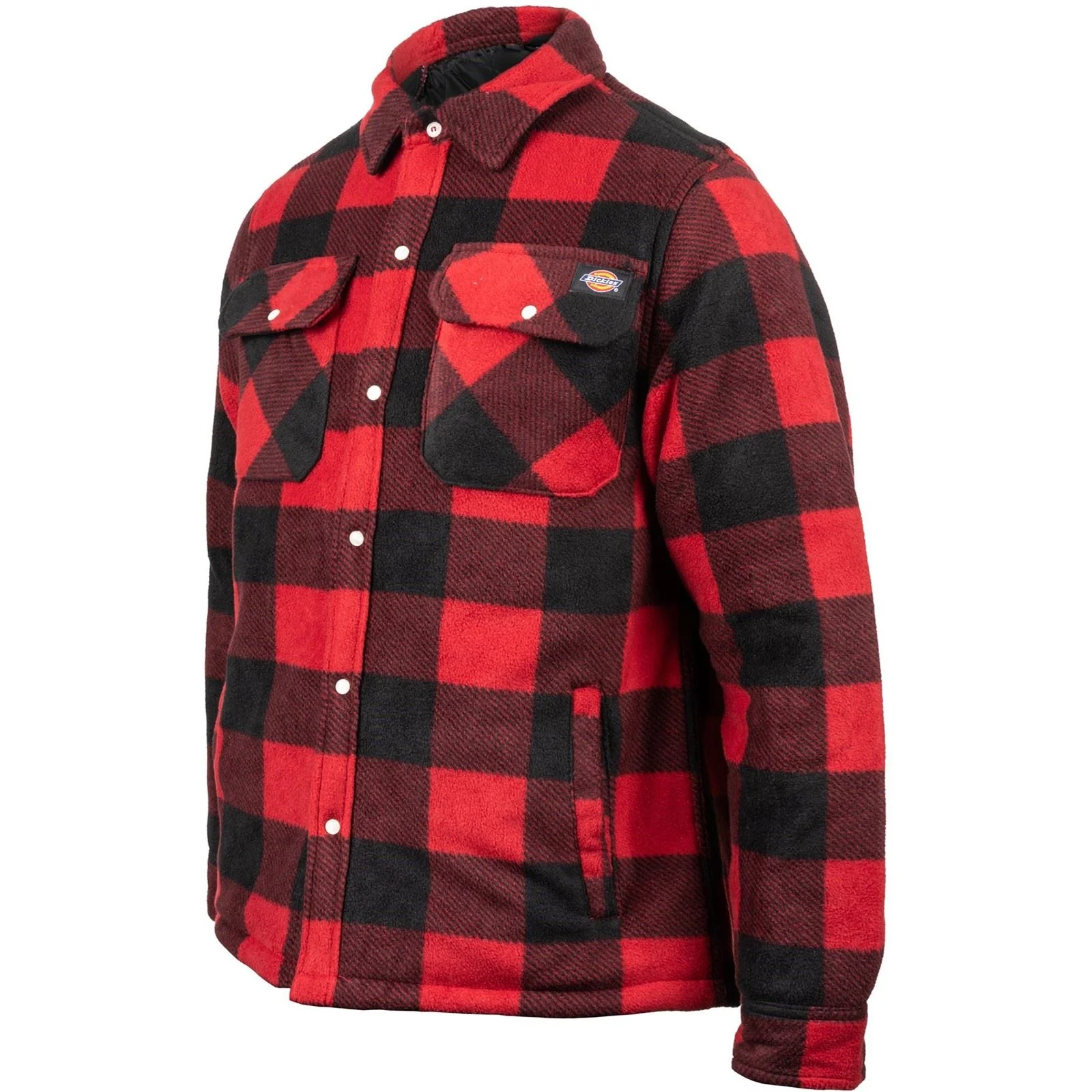 Dickies Portland Polyester Men's Red Casual Shirt - Image 3