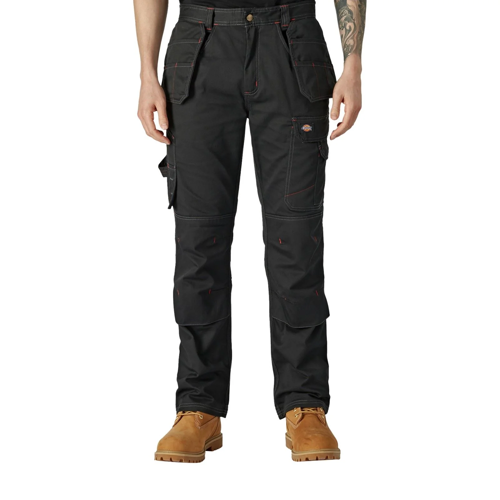 Dickies Men's Redhawk Pro Trousers in Black - Image 9