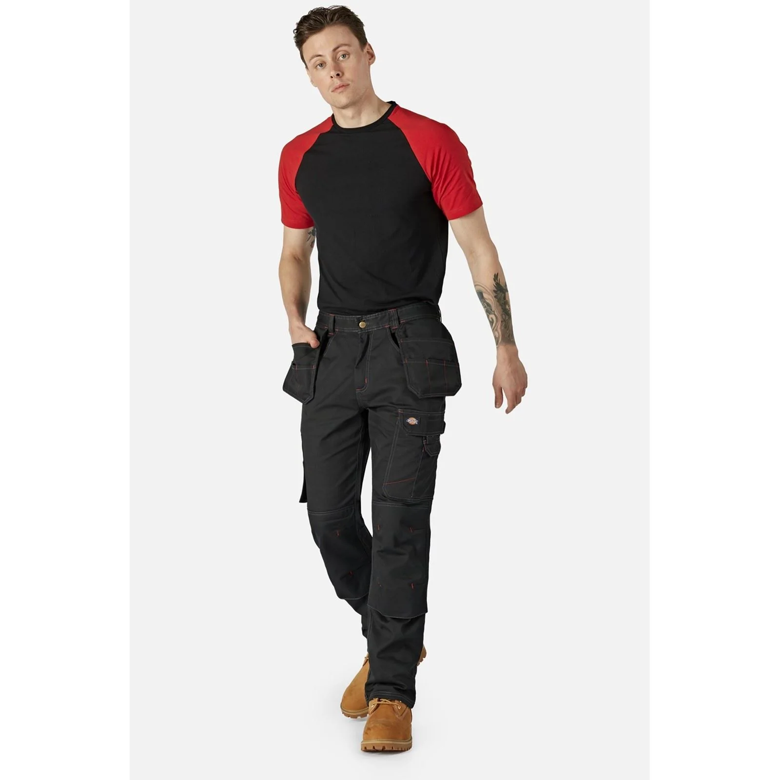 Dickies Redhawk Pro Polyester Men's Black Outdoor Trousers - Image 3
