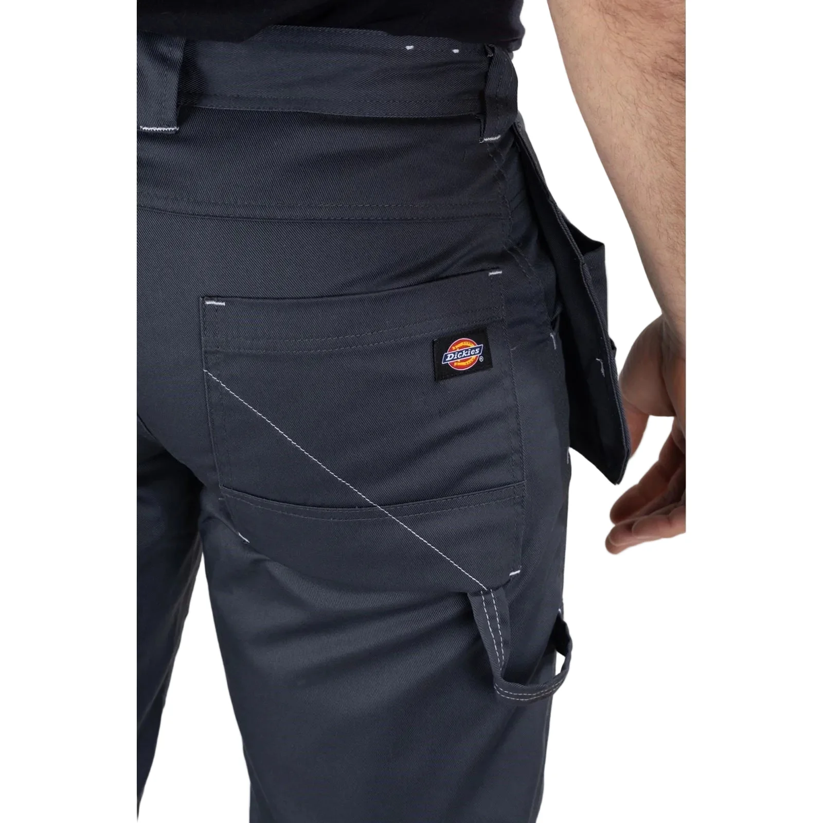 Dickies Men's Redhawk Pro Trousers in Thunder Grey - Image 6