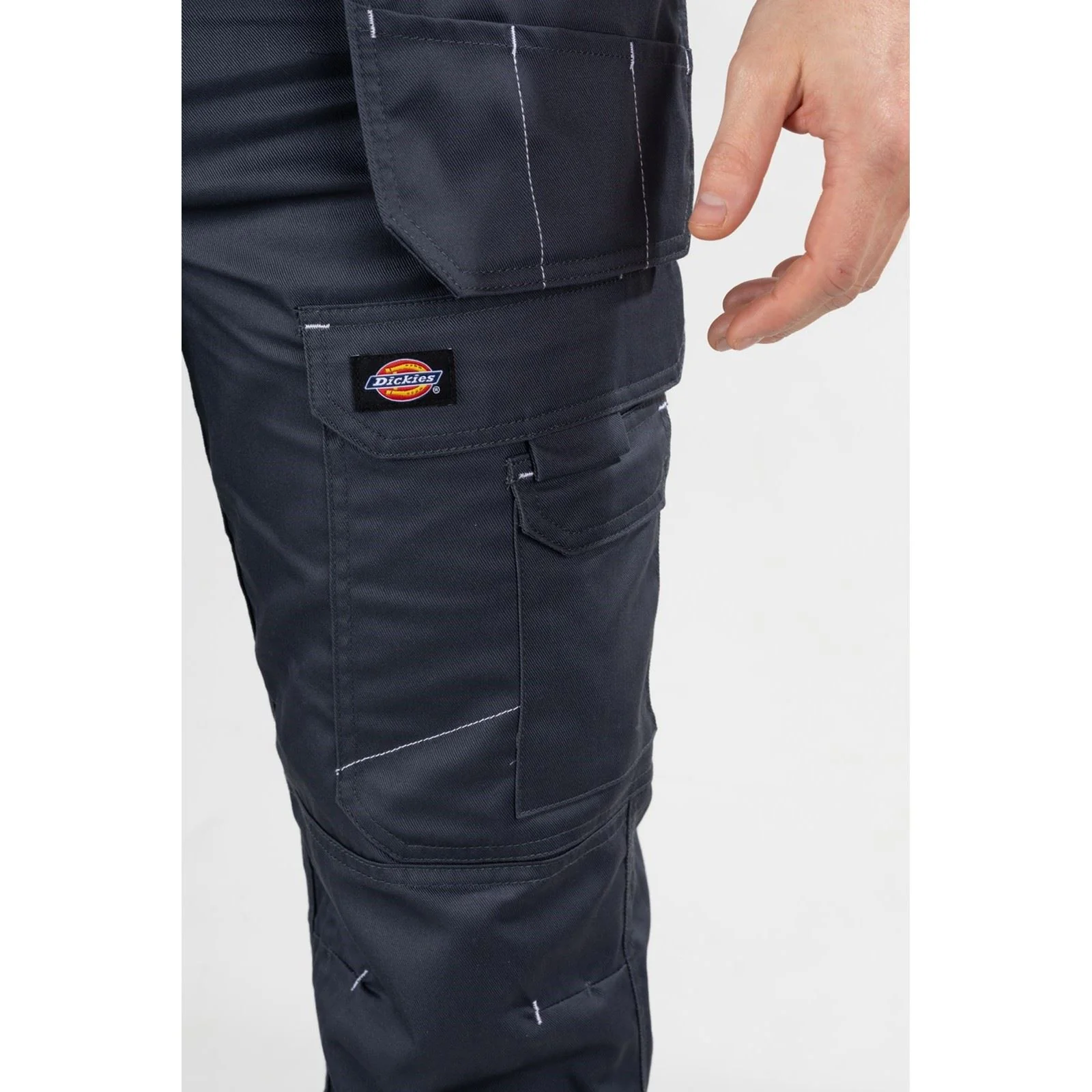 Dickies Men's Redhawk Pro Trousers in Thunder Grey - Image 8