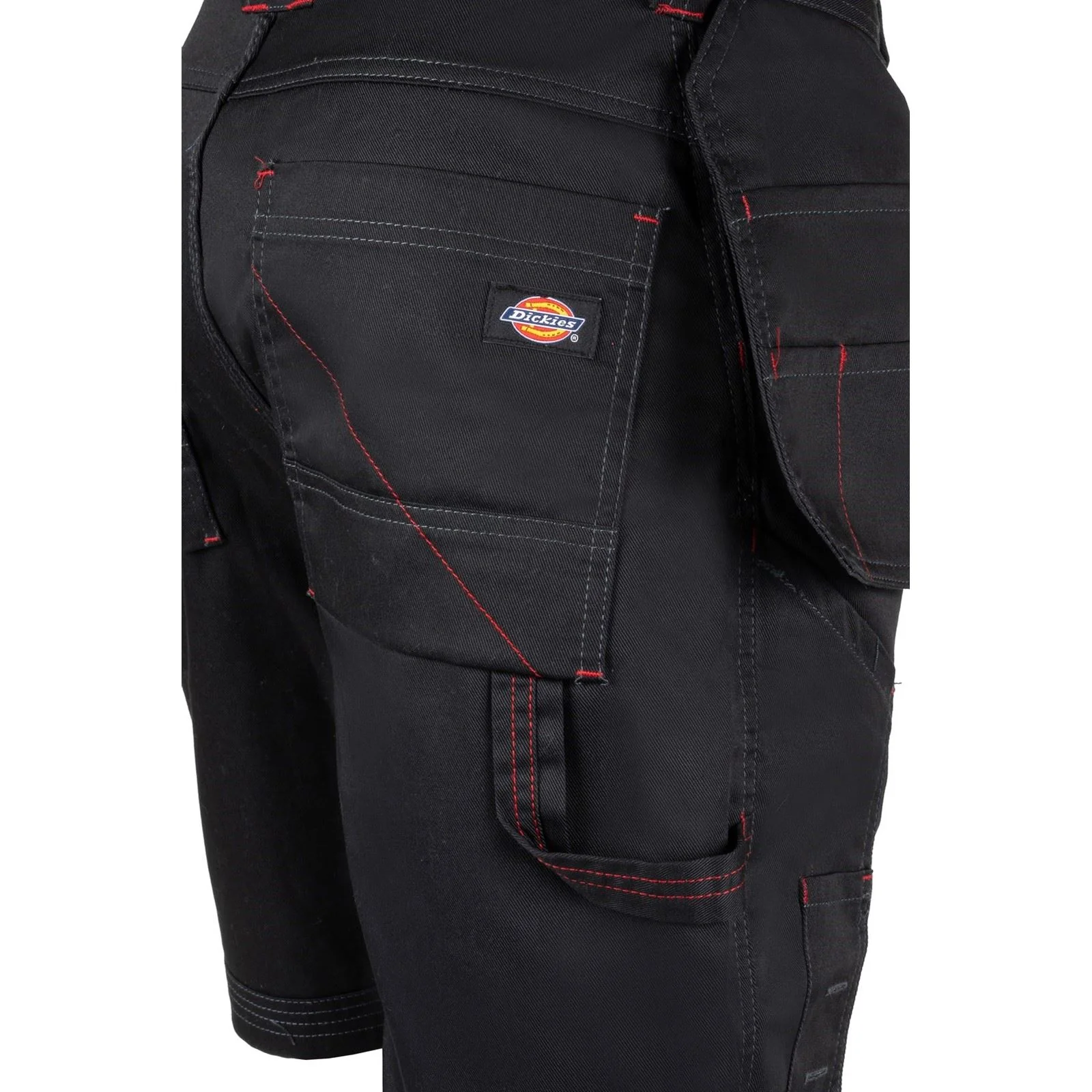 Dickies Redhawk Pro Work Polyester Men's Black Work Shorts - Image 9