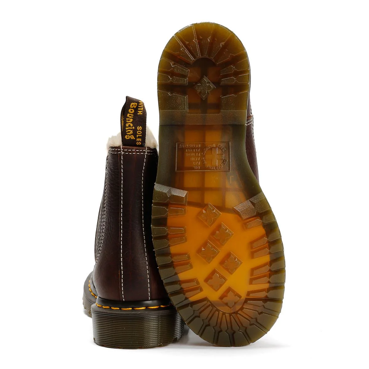 Dr. Martens 2976 Leonore II Chelsea Leather Women's Dark Brown Boots - Image 4