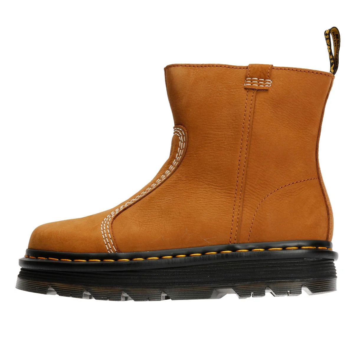 Dr. Martens Zebzag Rigger Milled Nubuck Women's Desert Brown Boots - Image 6