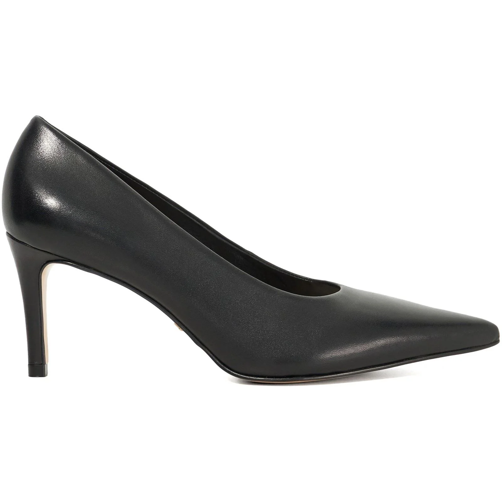 Dune Aspiring Leather Women's Black Shoes
