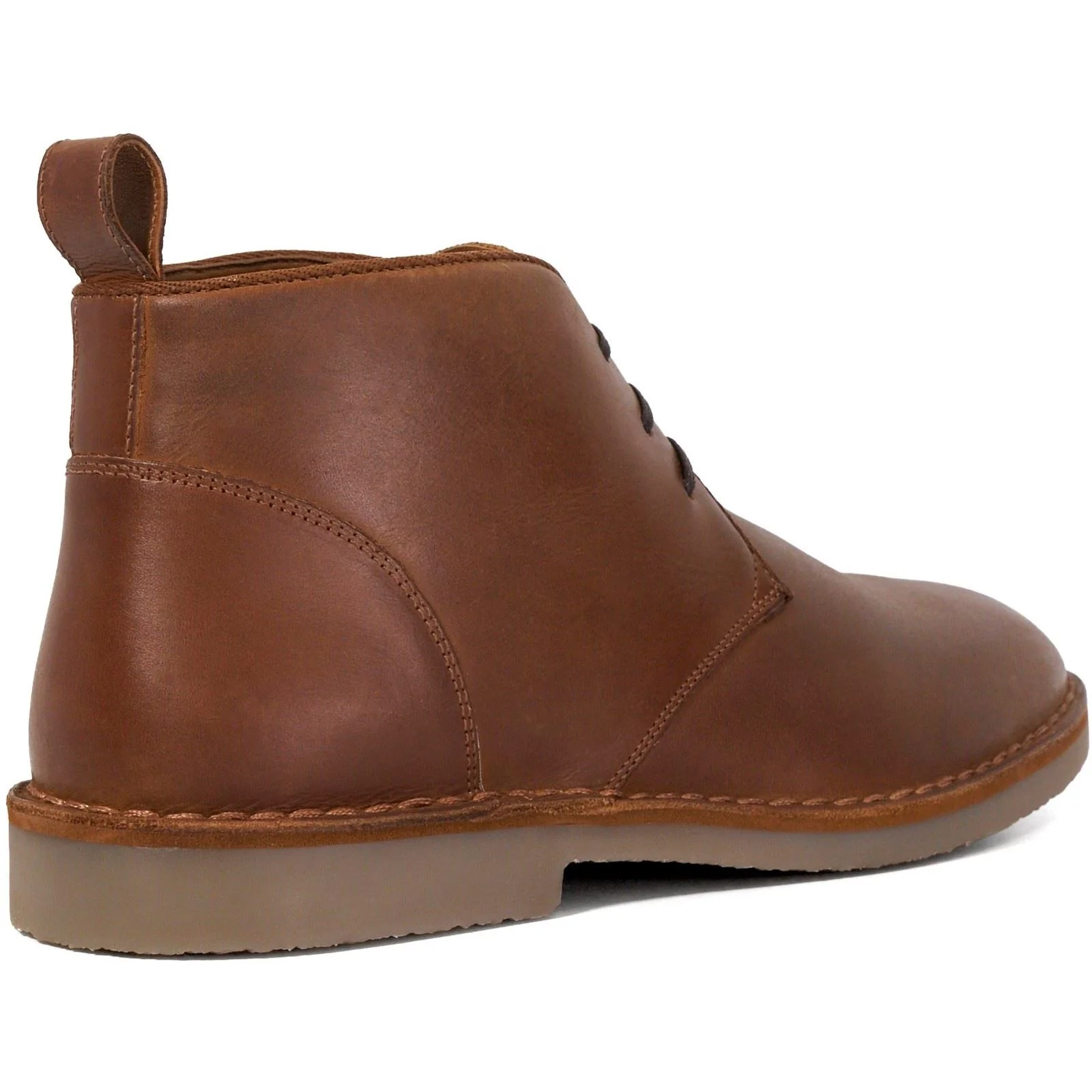 Dune Cashed Suede Men's Chestnut Ankle Boots - Image 2