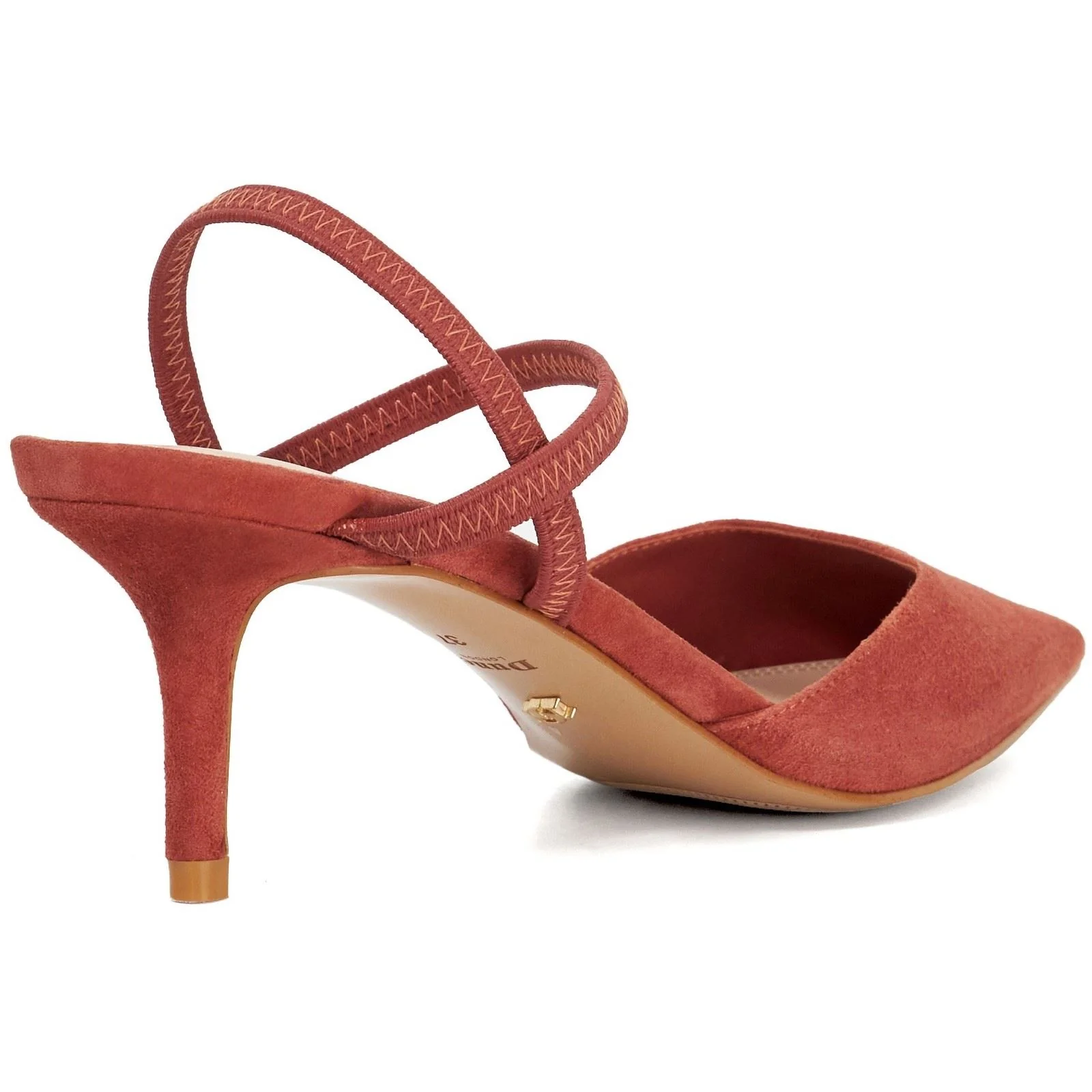 Dune Classical Leather Women's Coral Shoes - Image 2