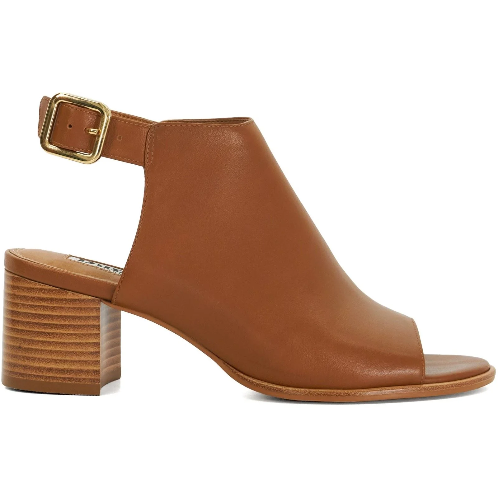 Dune Joupin Leather Women's Tan Sandals - Image 4
