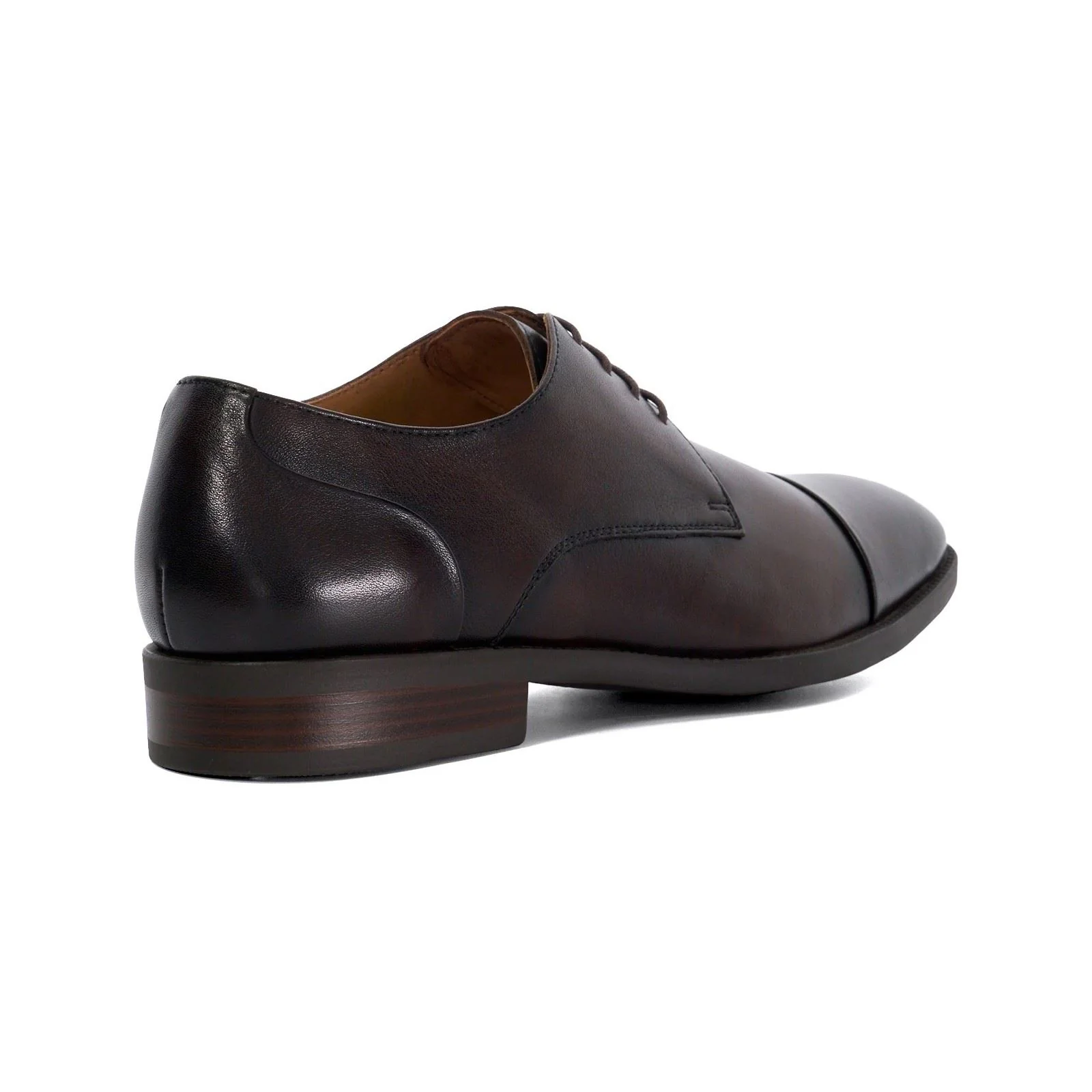 Dune Suffix Leather Men's Brown Lace-Up Shoes - Image 2