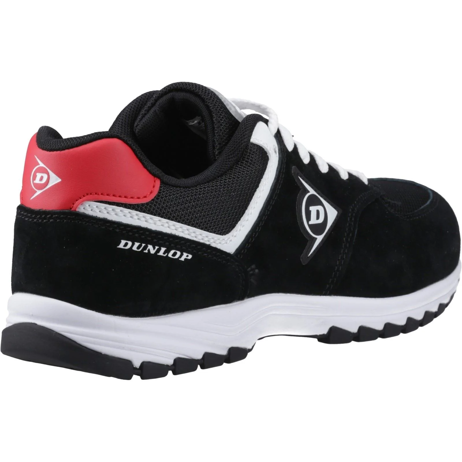 Dunlop Arrow Suede Men's Black/Red/White Safety Trainers - Image 2