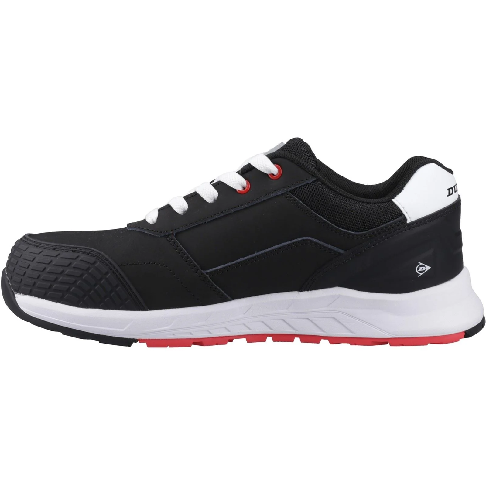 Dunlop Storm Nubuck Men's Black/White/Red Safety Trainers - Image 4