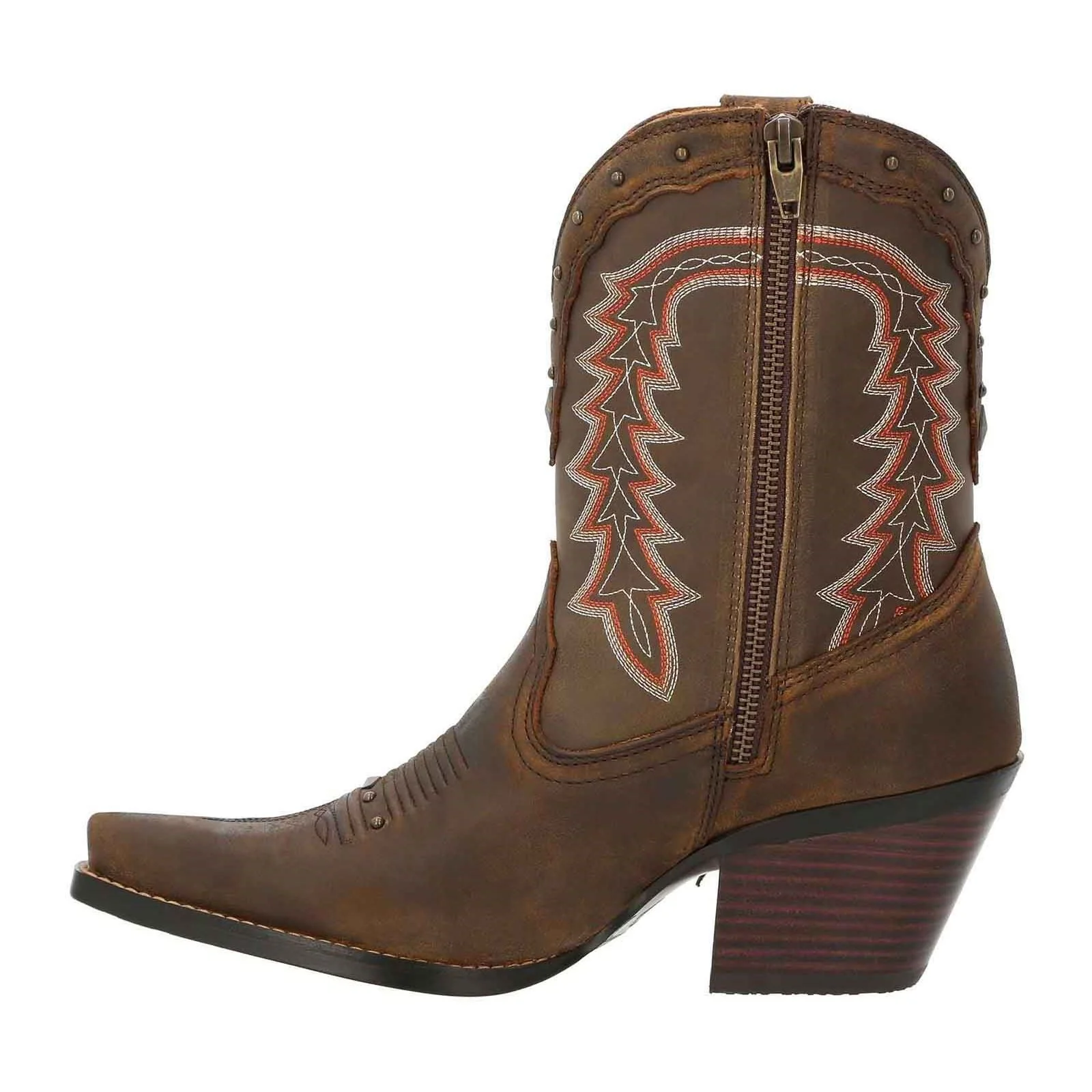 Durango Women's Crush Ankle Boot in Pecan - Image 5