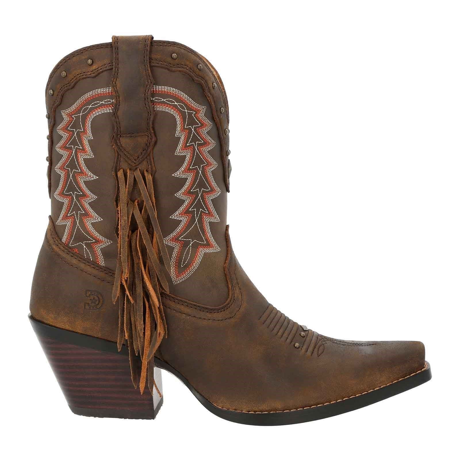 Durango Women's Crush Ankle Boot in Pecan - Image 6