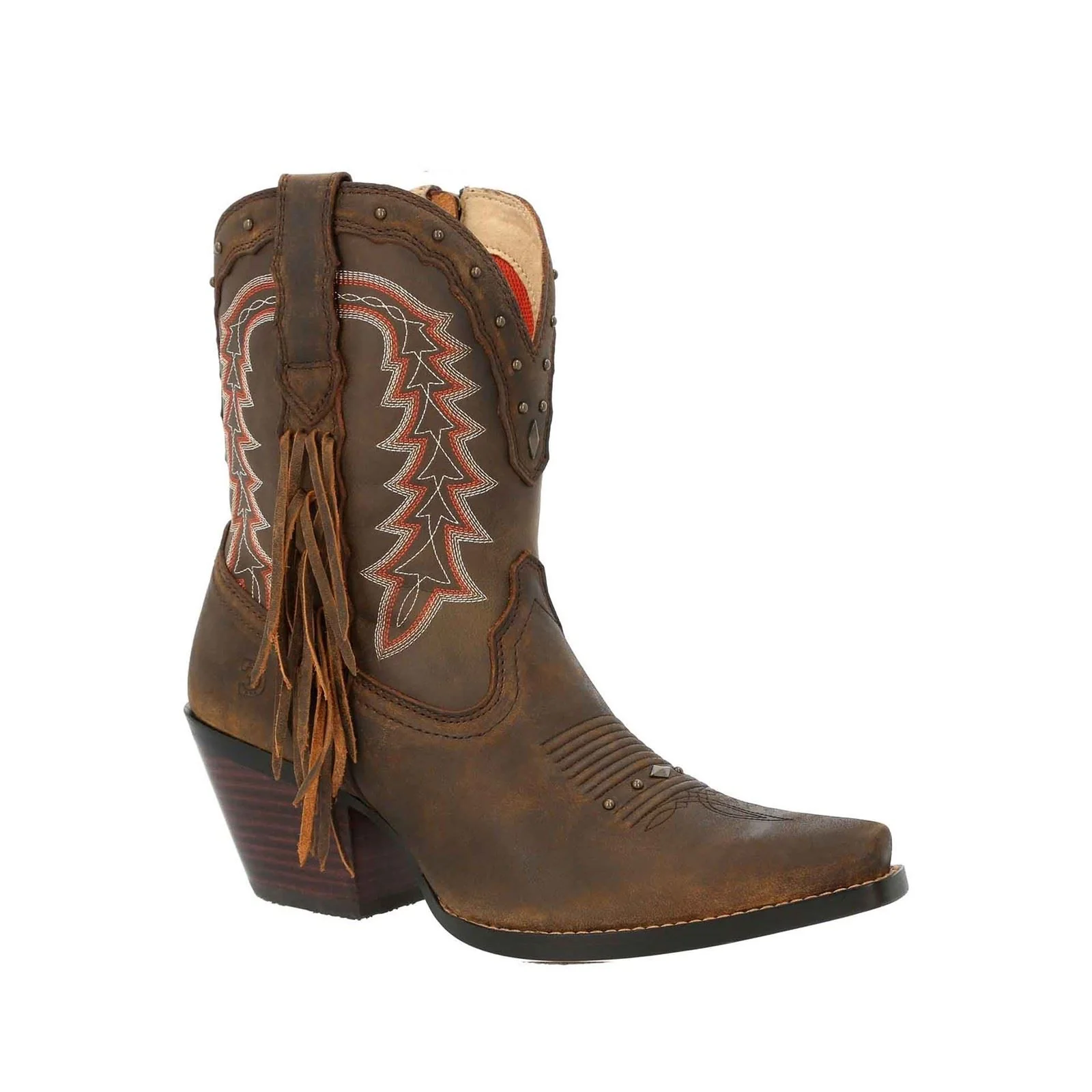 Durango Women's Crush Ankle Boot in Pecan - Image 9