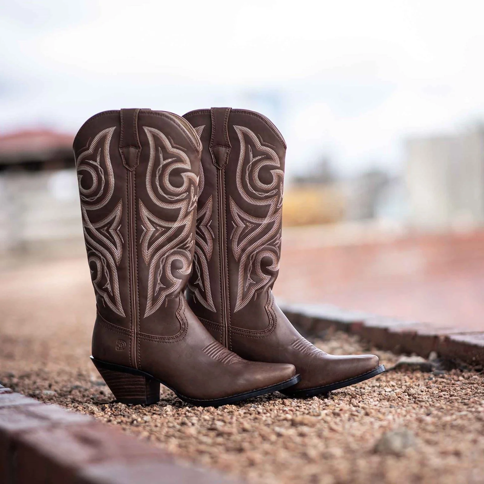 Durango Crush Textile Women's Milk Chocolate Boots - Image 8