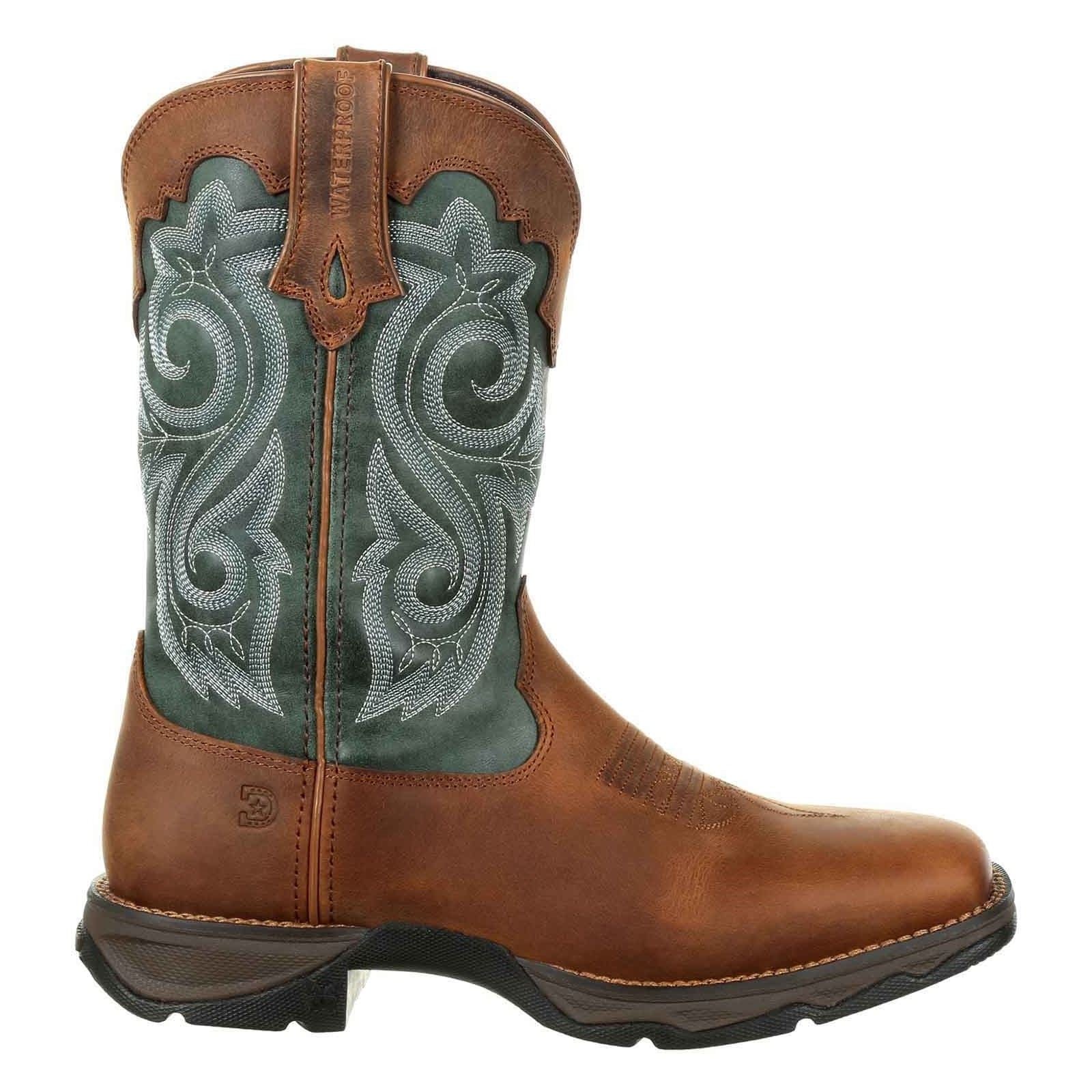 Durango Lady Rebel Leather Women's Brown Evergreen Boots - Image 7