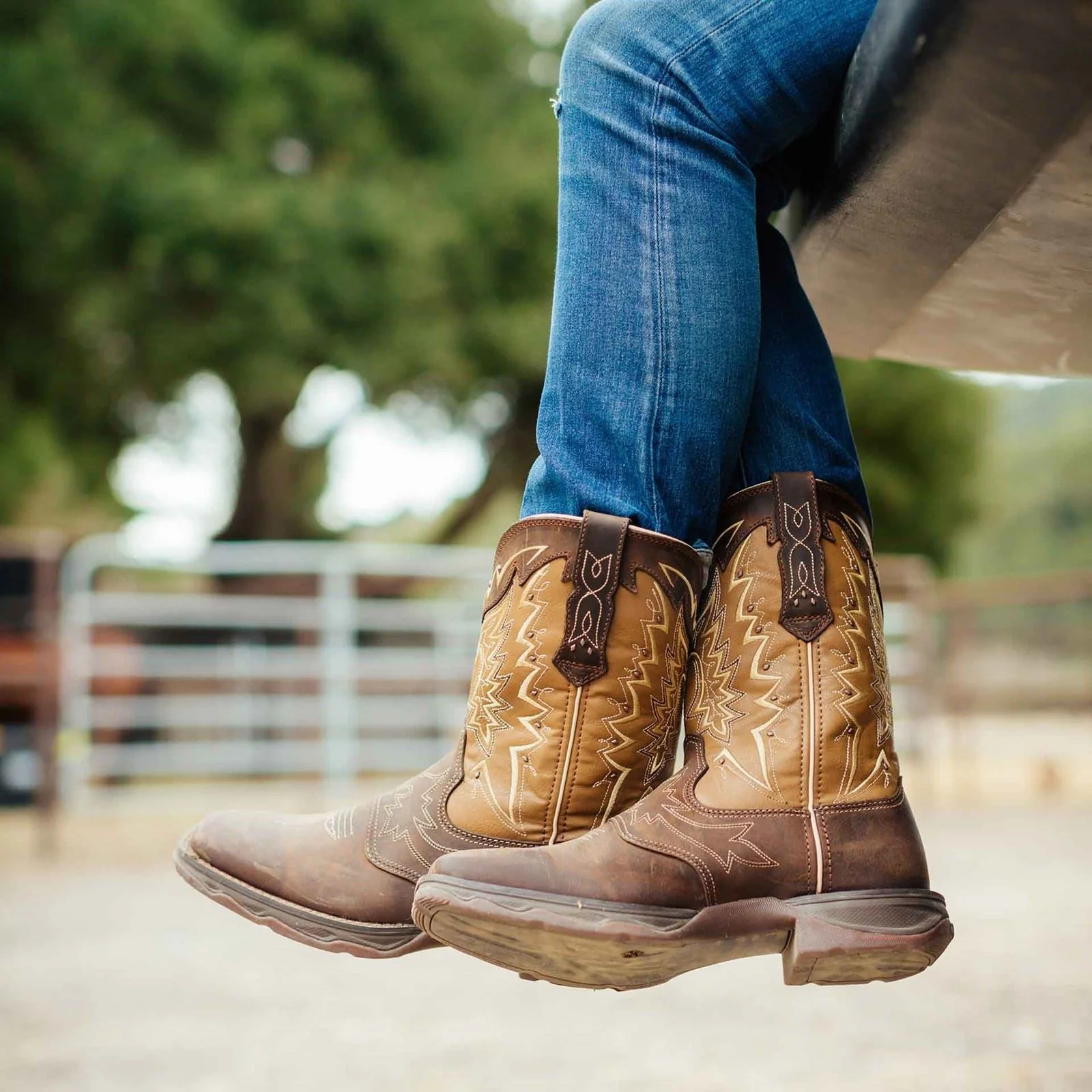 Durango Lady Rebel Leather Women's Nicotine/Brown Boots - Image 7