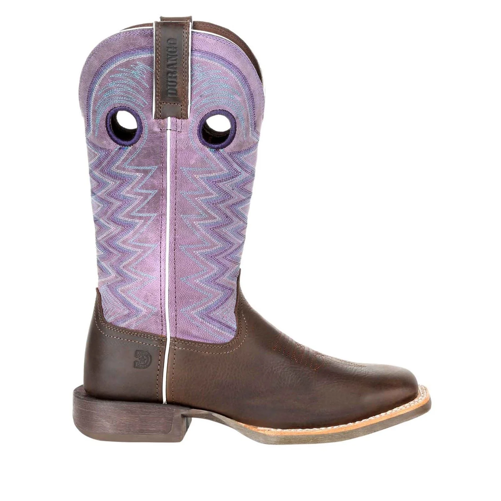 Durango Lady Rebel Pro Leather Women's Dark Earth/Amethyst Boots - Image 9