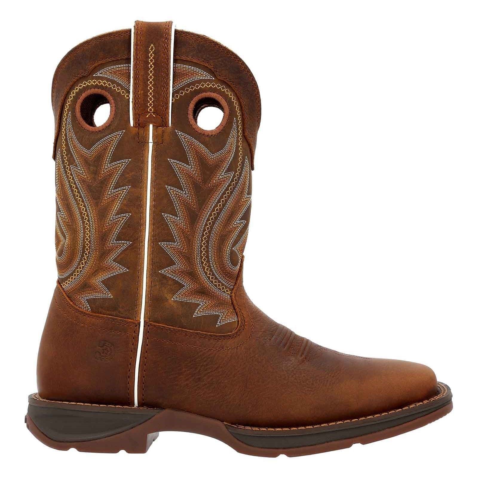 Durango Rebel Leather Men's Saddle Brown Boots - Image 7