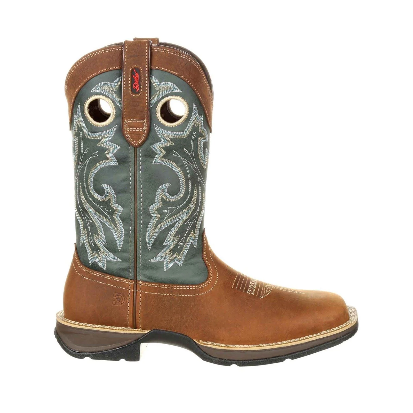Durango Rebel Leather Men's Saddlehorn/Clover Boots - Image 9