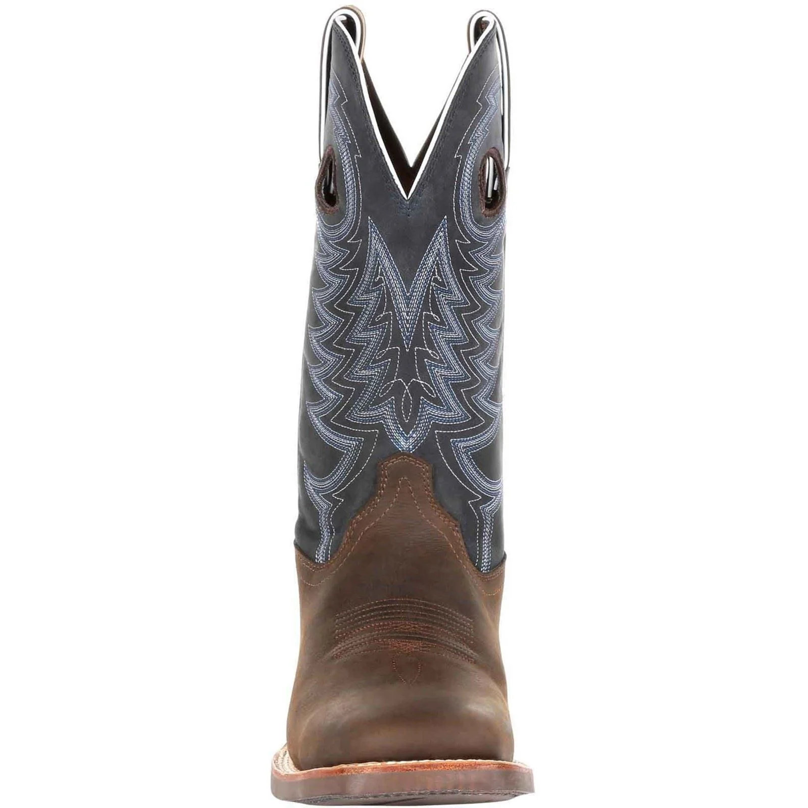 Durango Rebel Pro Leather Men's Belgian Brown/Denim Blue Boots - Image 3