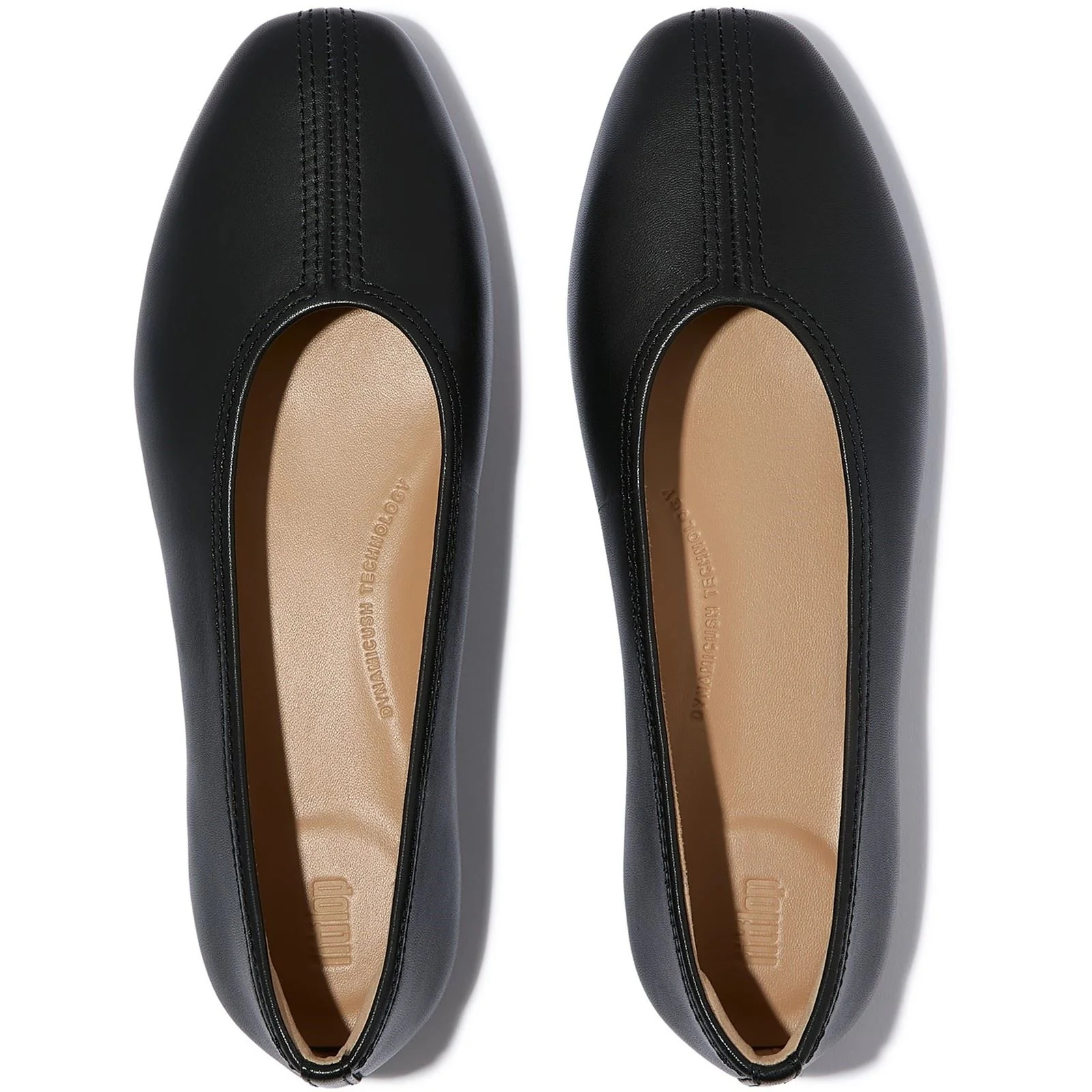 Fitflop Delicato High-Cut Leather Women's Black Flats - Image 3