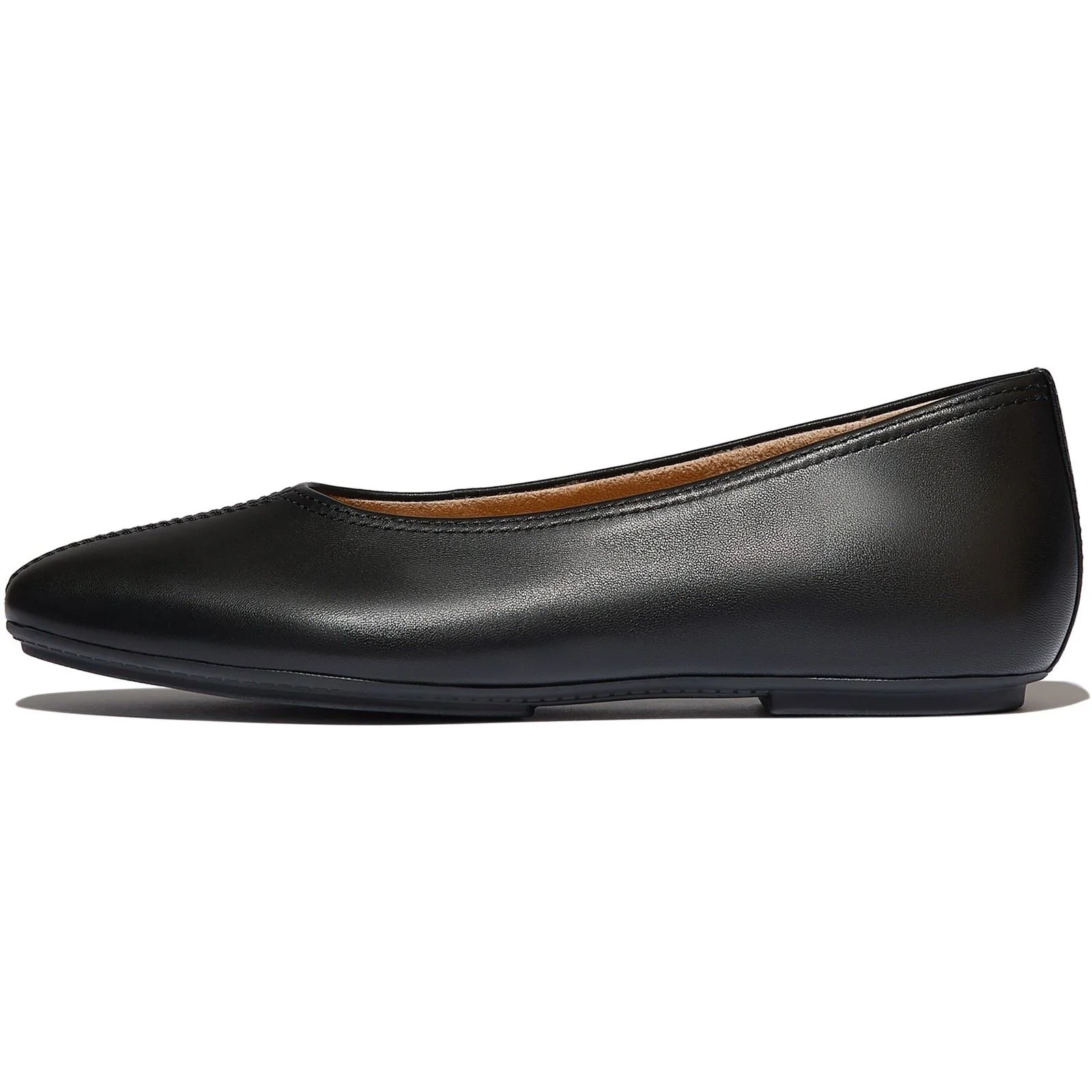 Fitflop Delicato High-Cut Leather Women's Black Flats - Image 4