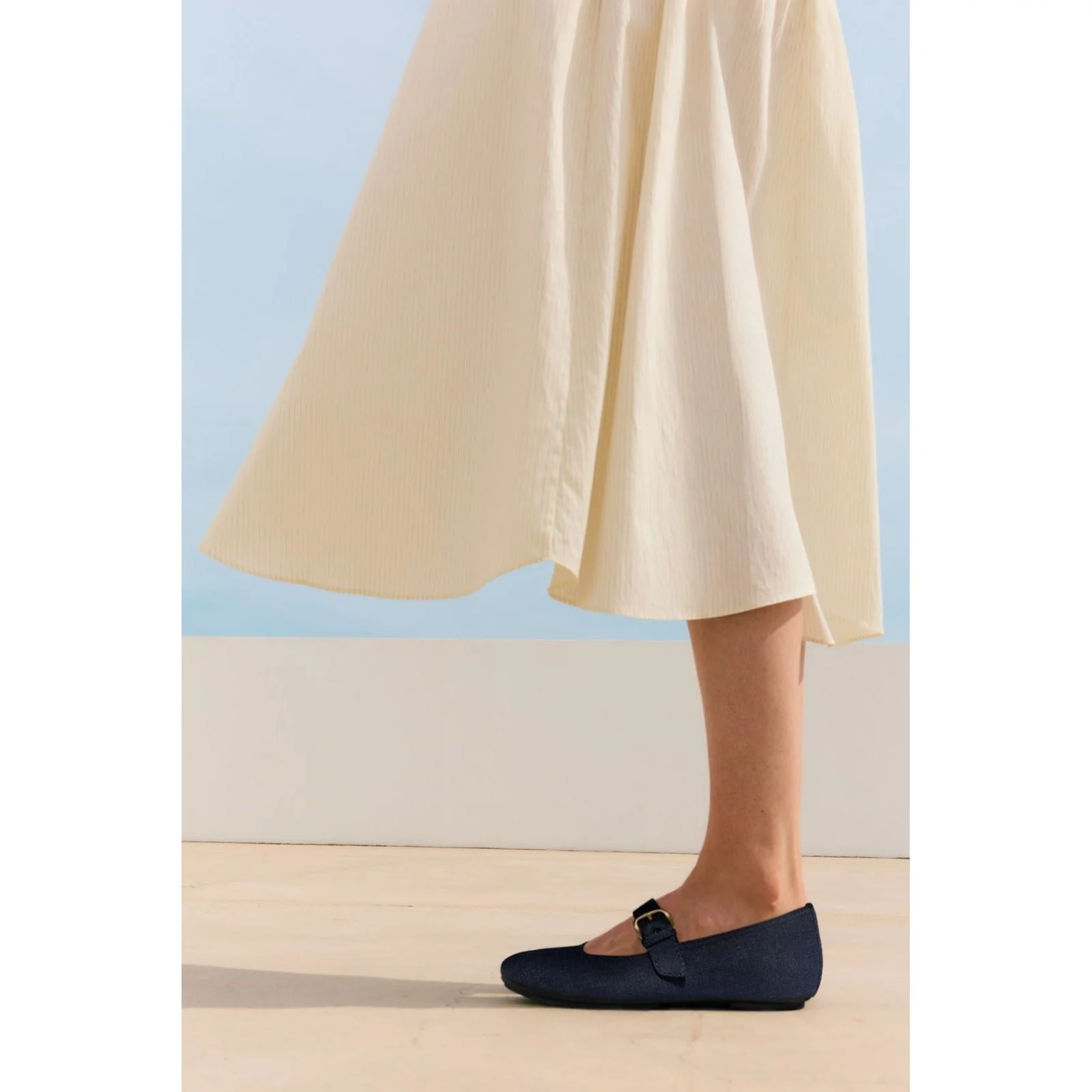 Fitflop Delicato Polyester Women's Dark Denim Shoes - Image 6