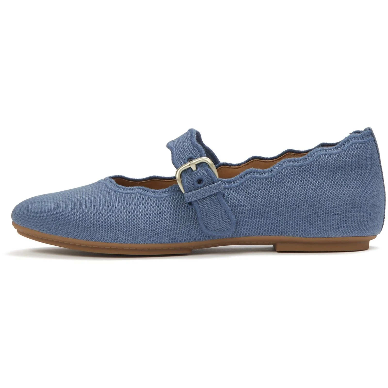 Fitflop Delicato Wave-Edge Polyester Women's Cosmic Blue Shoes - Image 4