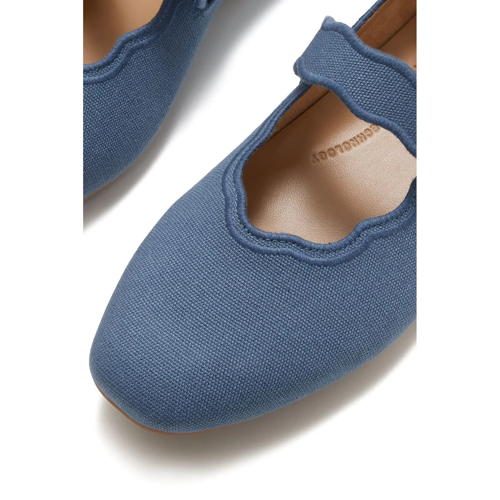 Fitflop Delicato Wave-Edge Polyester Women's Cosmic Blue Shoes - Image 5