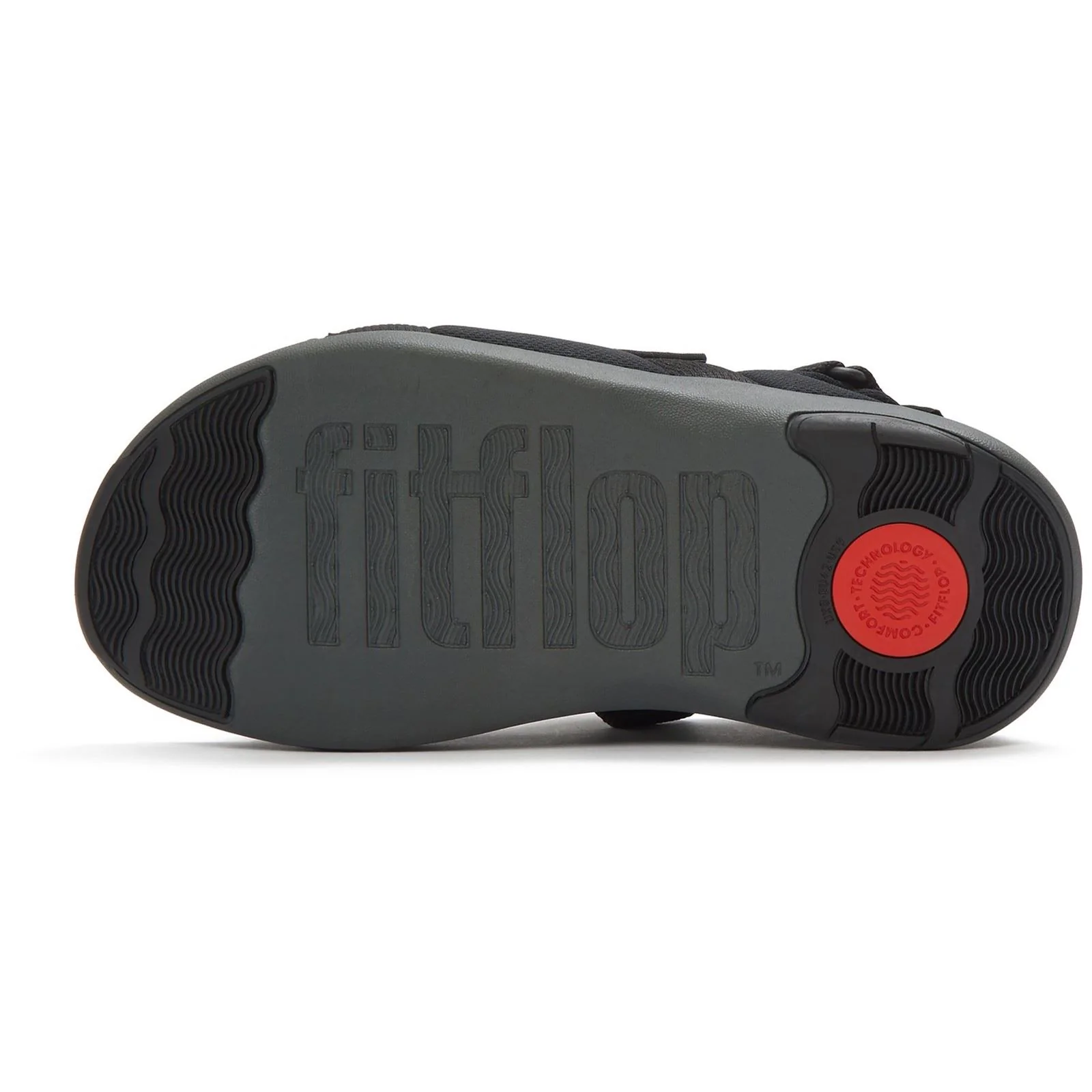 Fitflop F-Mode Go Polyester Men's Black Sandals - Image 2
