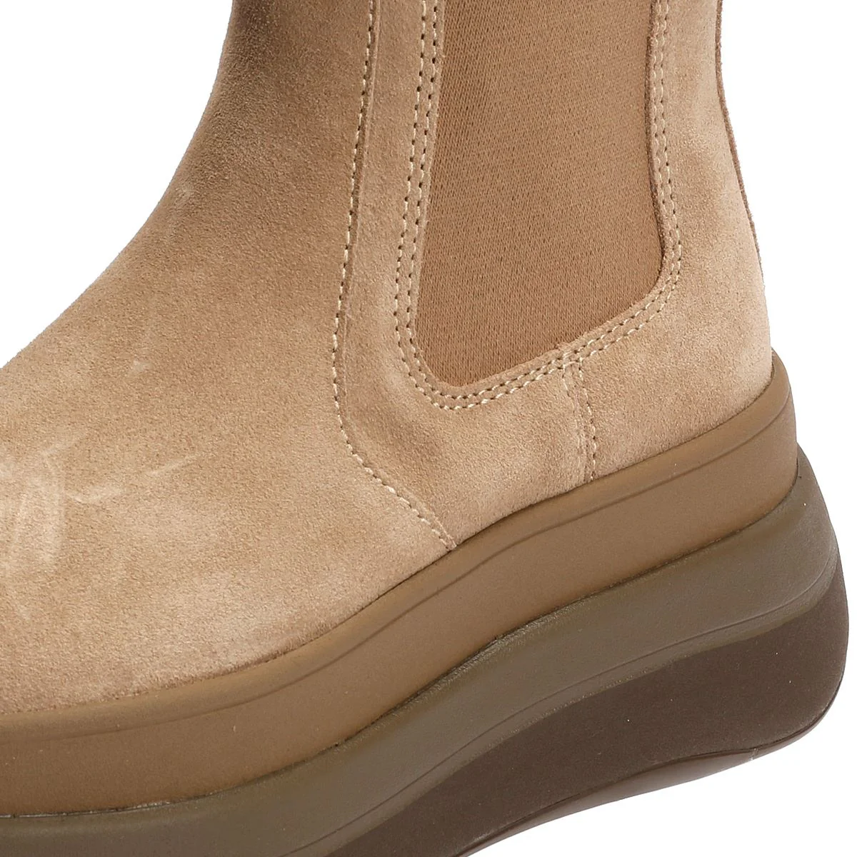 FitFlop F-Mode Suede Women's Taupe Boots - Image 7