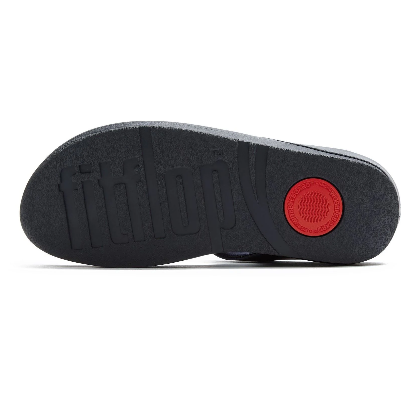 Fitflop Fino Toe-Post Polyurethane Women's Midnight Navy Sandals - Image 2