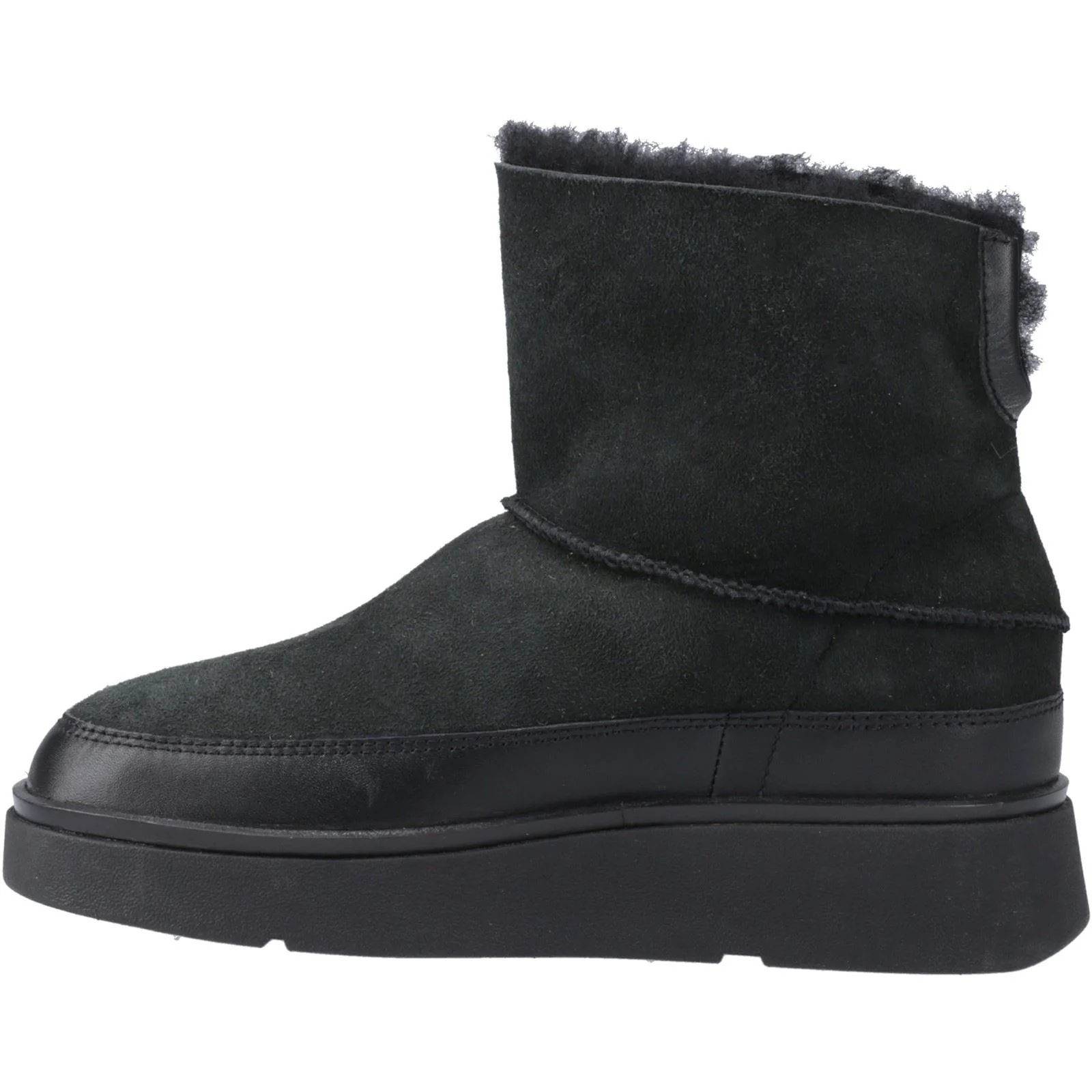 Fitflop Gen-FF Mini Double-Faced Leather Women's All Black Boots - Image 4