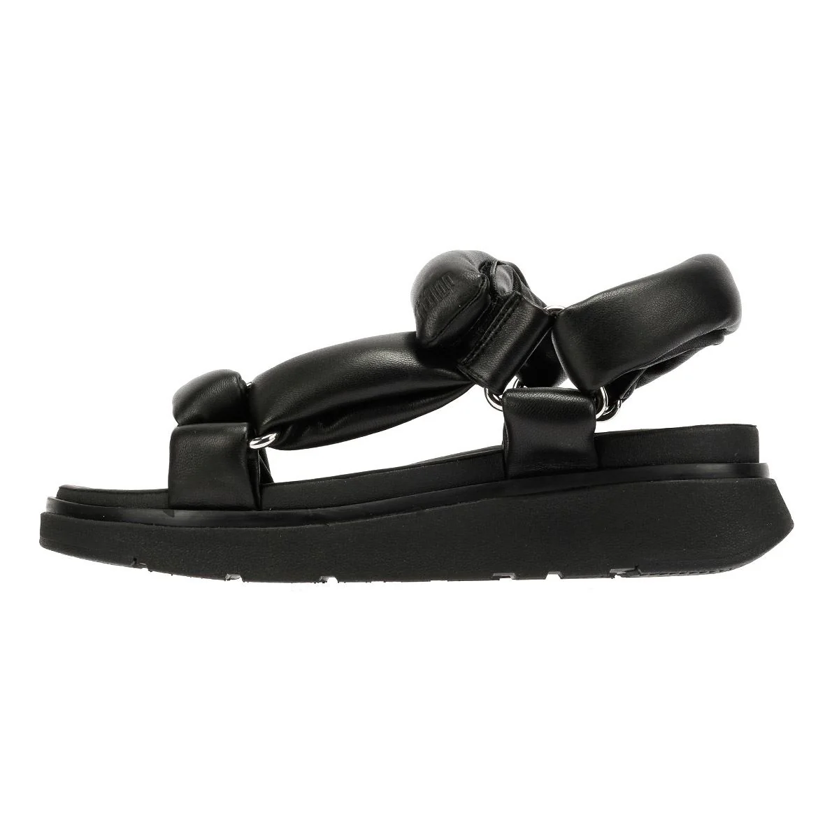 FitFlop Gen-FF Soft Leather Women's Black Sandals - Image 6
