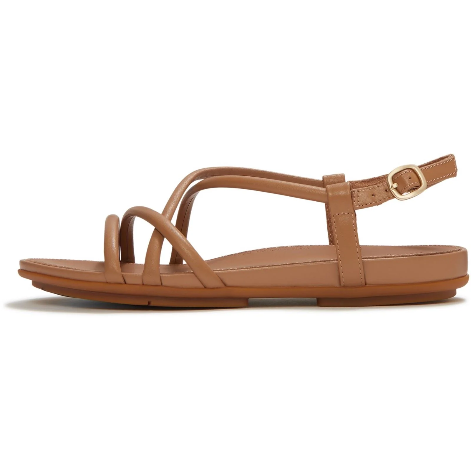 Fitflop Gracie Crystal Leather Women's Classic Tan Sandals - Image 4