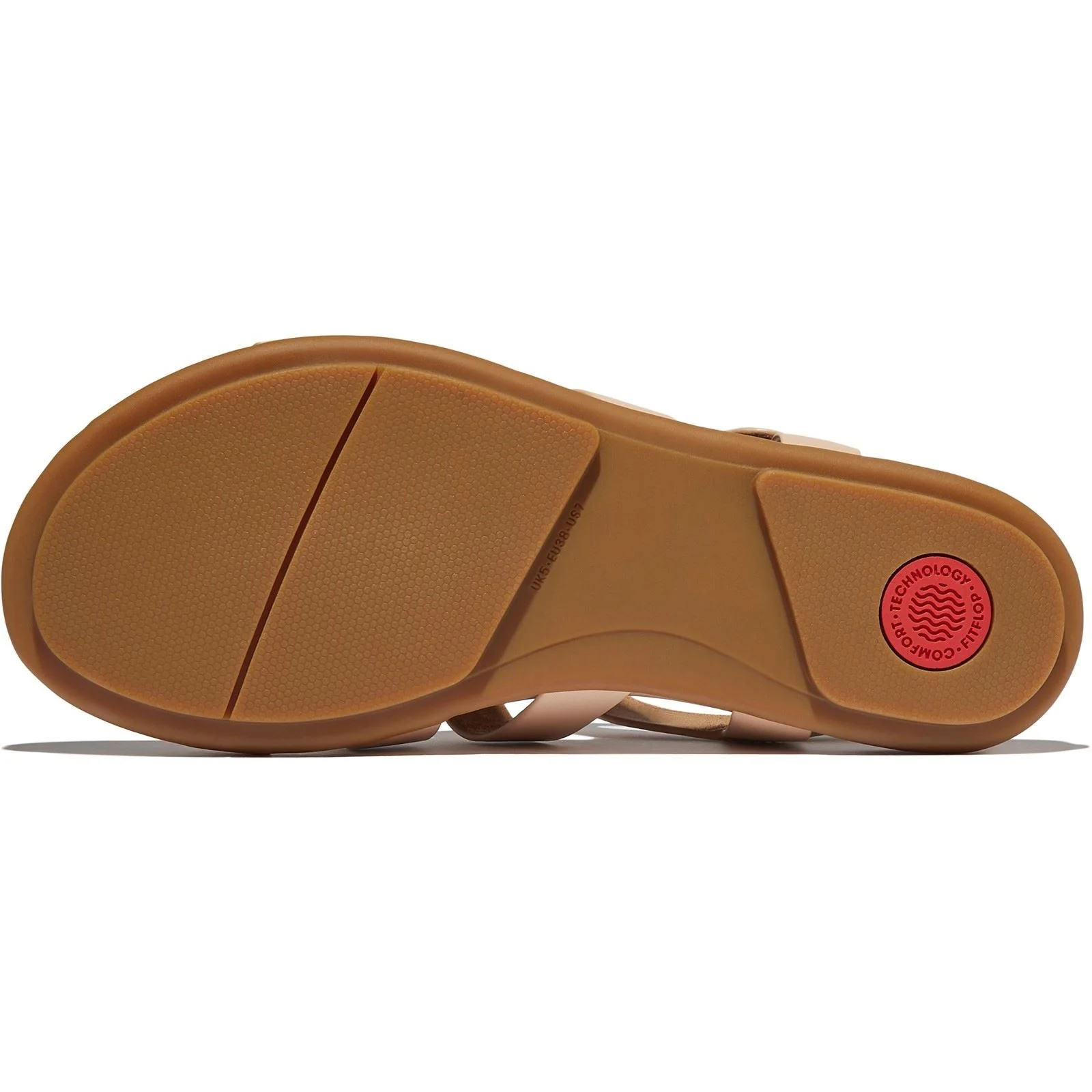 Fitflop Gracie Fisherman Leather Women's Sandy Beige Sandals - Image 2