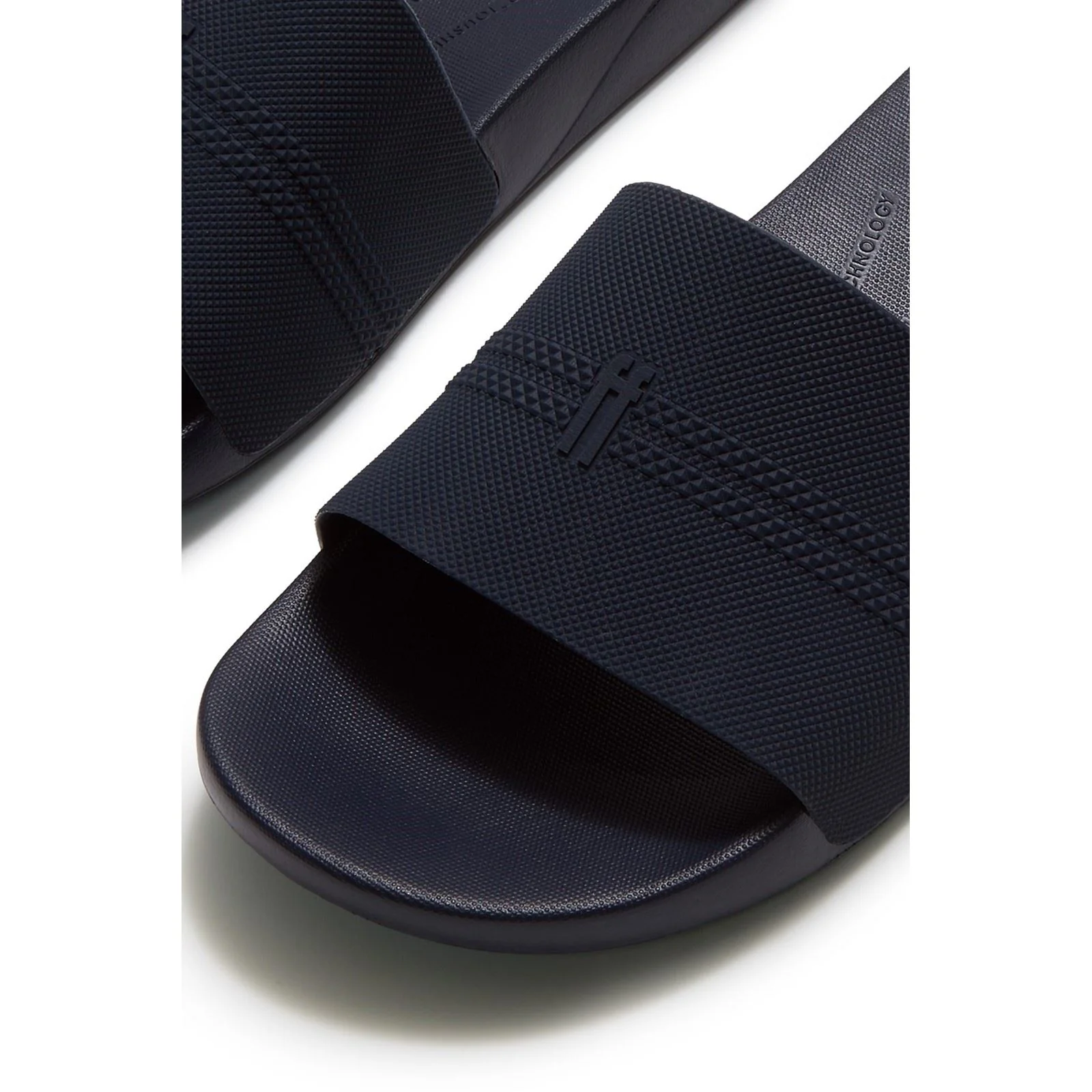 Fitflop iQushion Pool Polyurethane Men's Midnight Navy Slides - Image 5