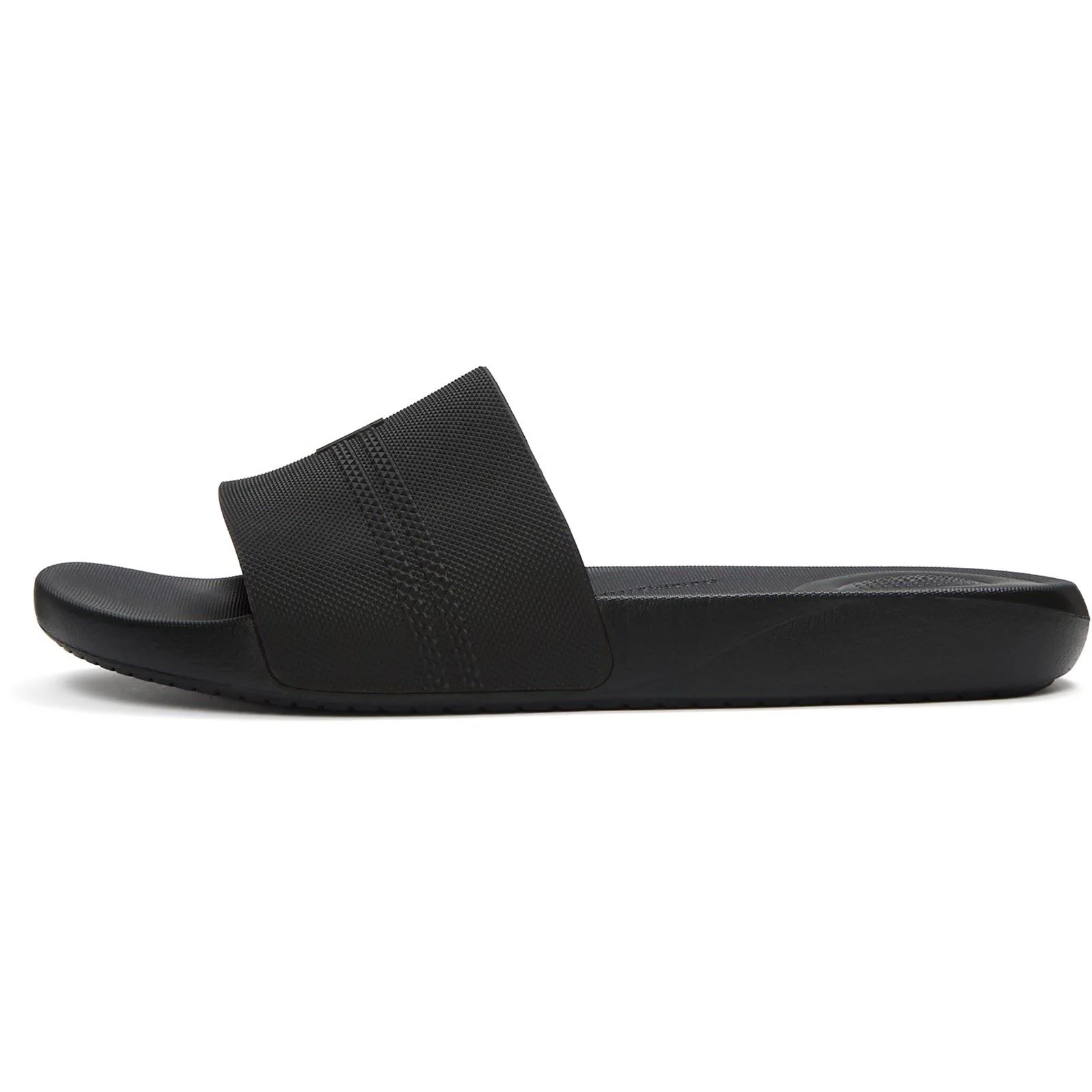 Fitflop iQushion Pool Slides Polyurethane Men's All Black Slides - Image 4