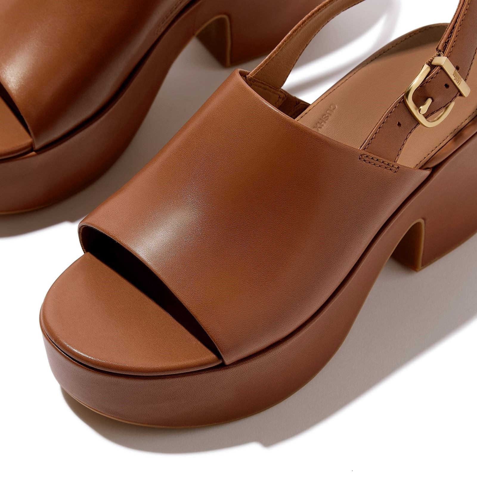 Fitflop Platfforms Heeled Backstrap Leather Women's Sandals - Image 5