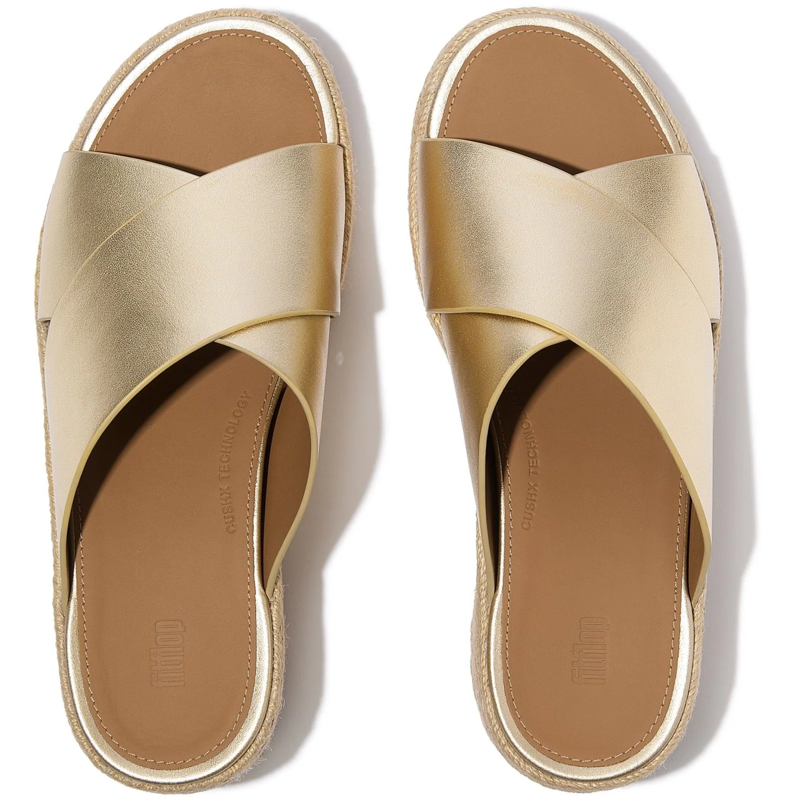 Fitflop Platfforms Leather Women's Platino Sandals - Image 2