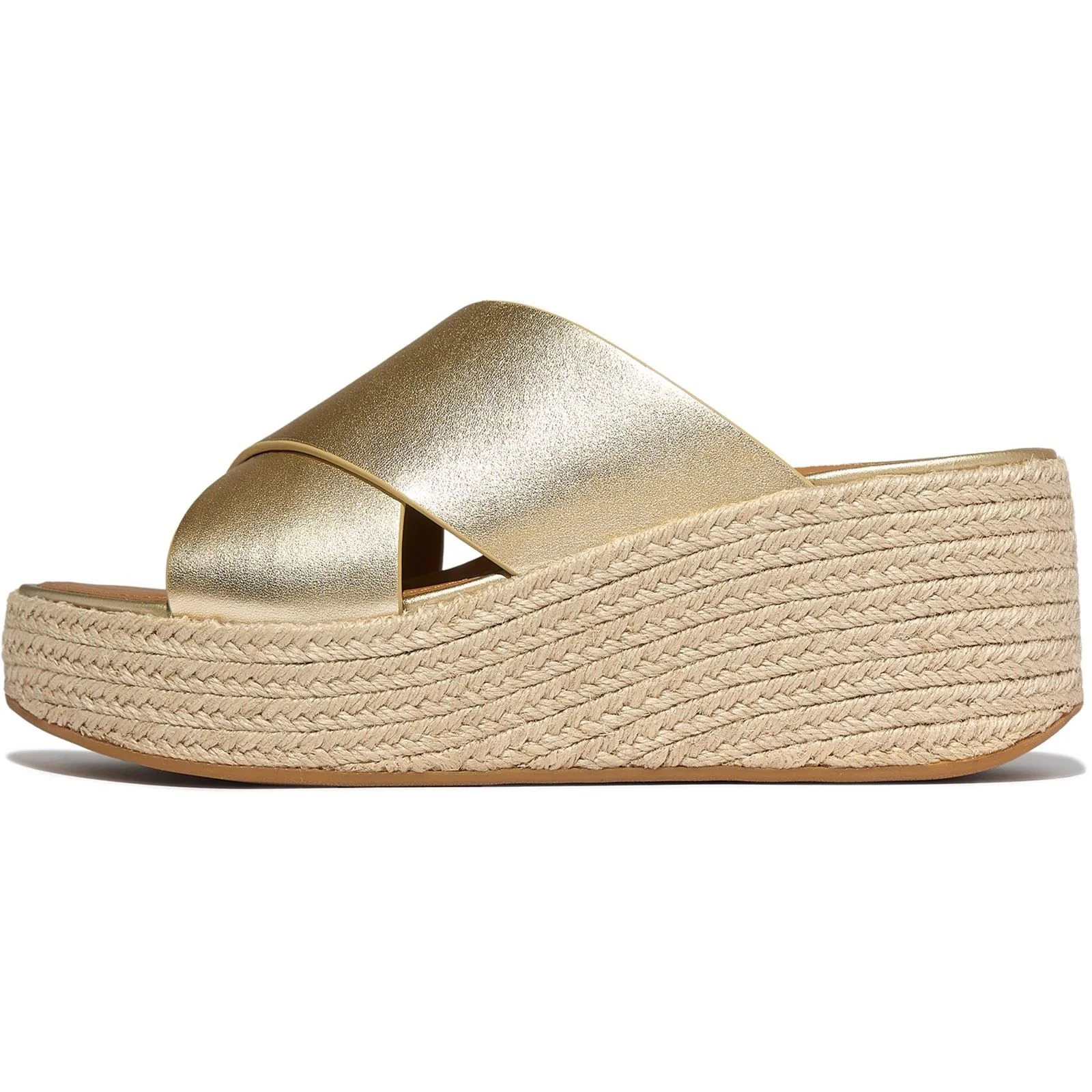 Fitflop Platfforms Leather Women's Platino Sandals - Image 4